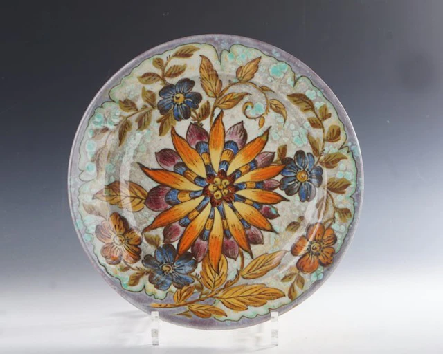 Plateelbakkerij Zuid-Holland - Wall plate - Bloemendecor...