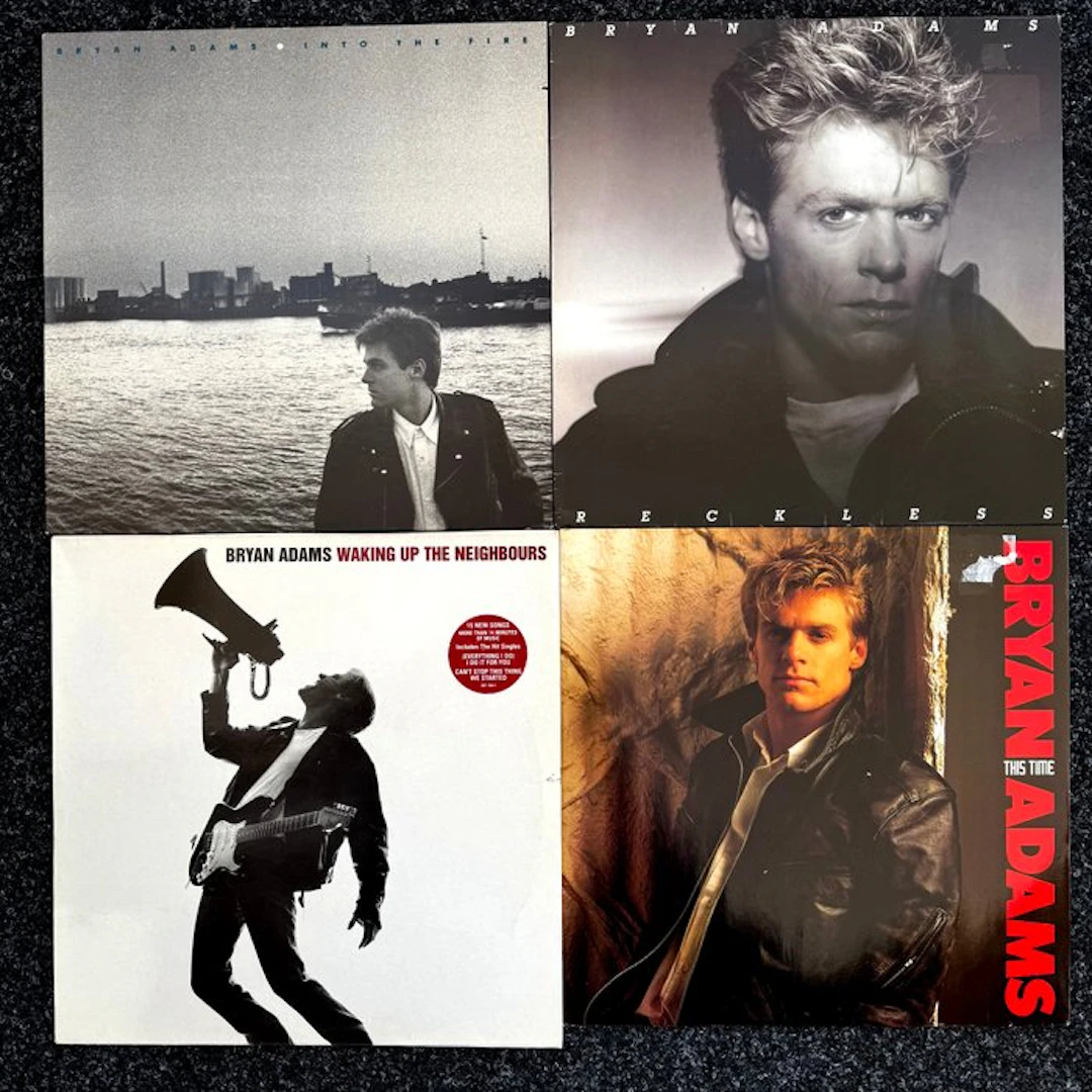 Bryan Adams - 4 great records - Multiple titles - LP...