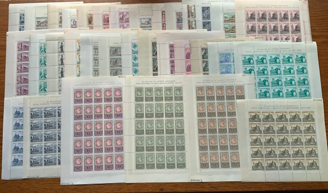Spain 1956/1978 - Collection of complete folios from the 2nd Centennials