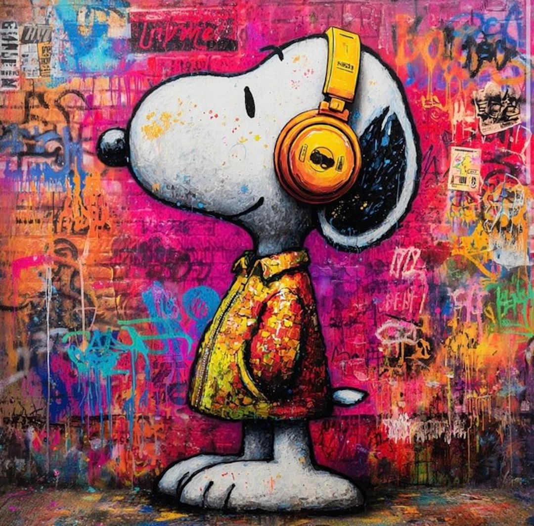 ERIC BRUMETTE - DJ SNOOPY SAVED MY LIFE 62 - Toile L