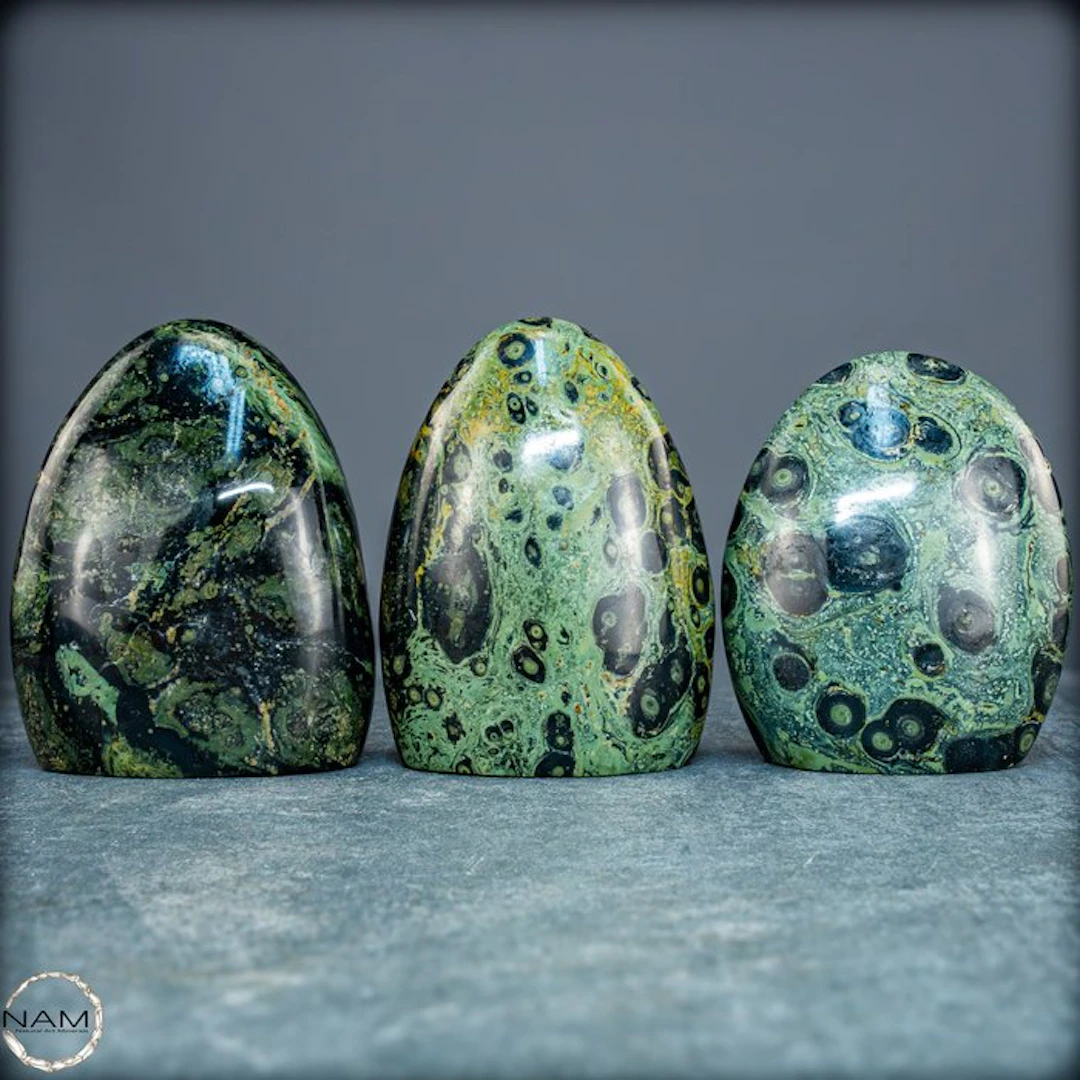 Kambaba Jaspis Trio – Fascinating natural art in...