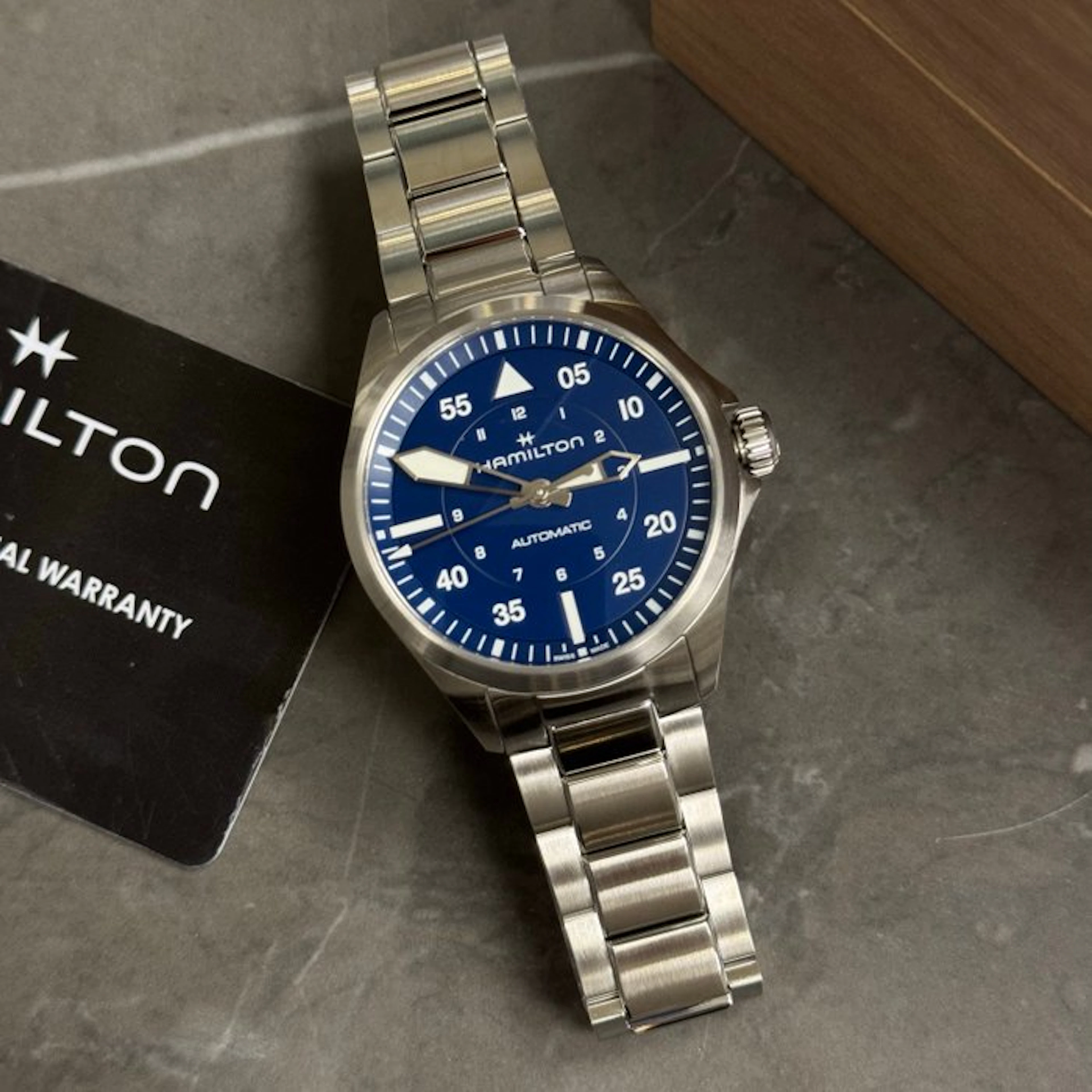 Hamilton - KHAKI AVIATION PILOT AUTO - H76305140 - Men - 2025+