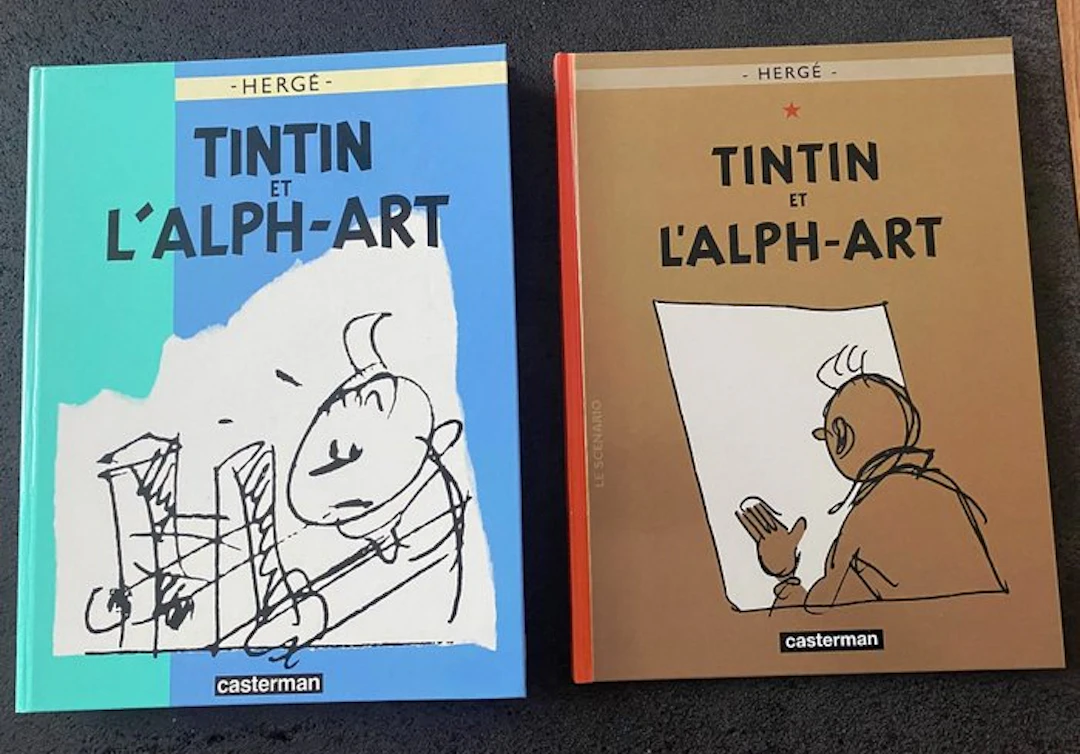 Tintin - Tintin et l'Alph-Art (1986 2 livrets) + (2004 le...