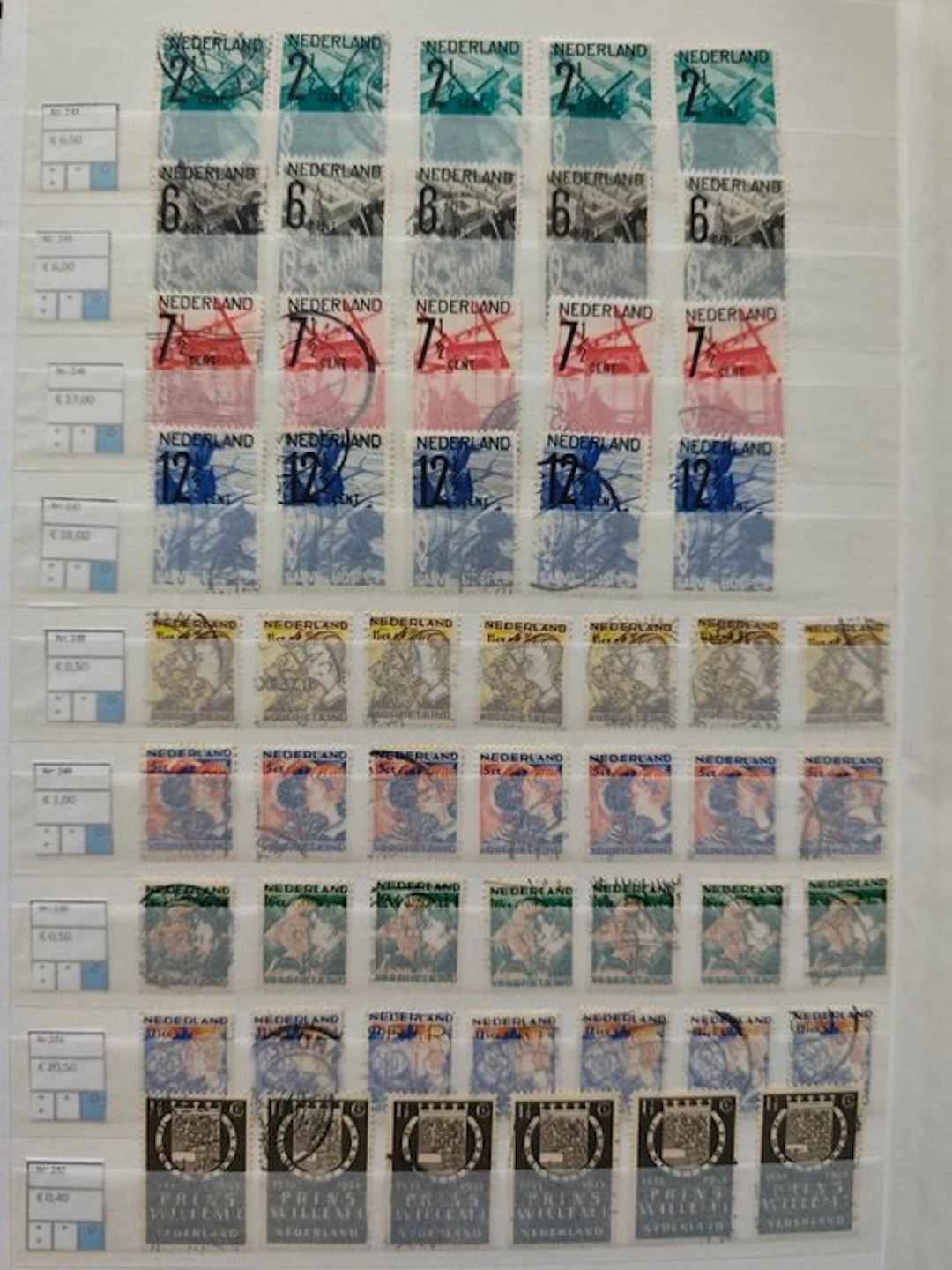 Stockbook - Netherlands 1852/2001