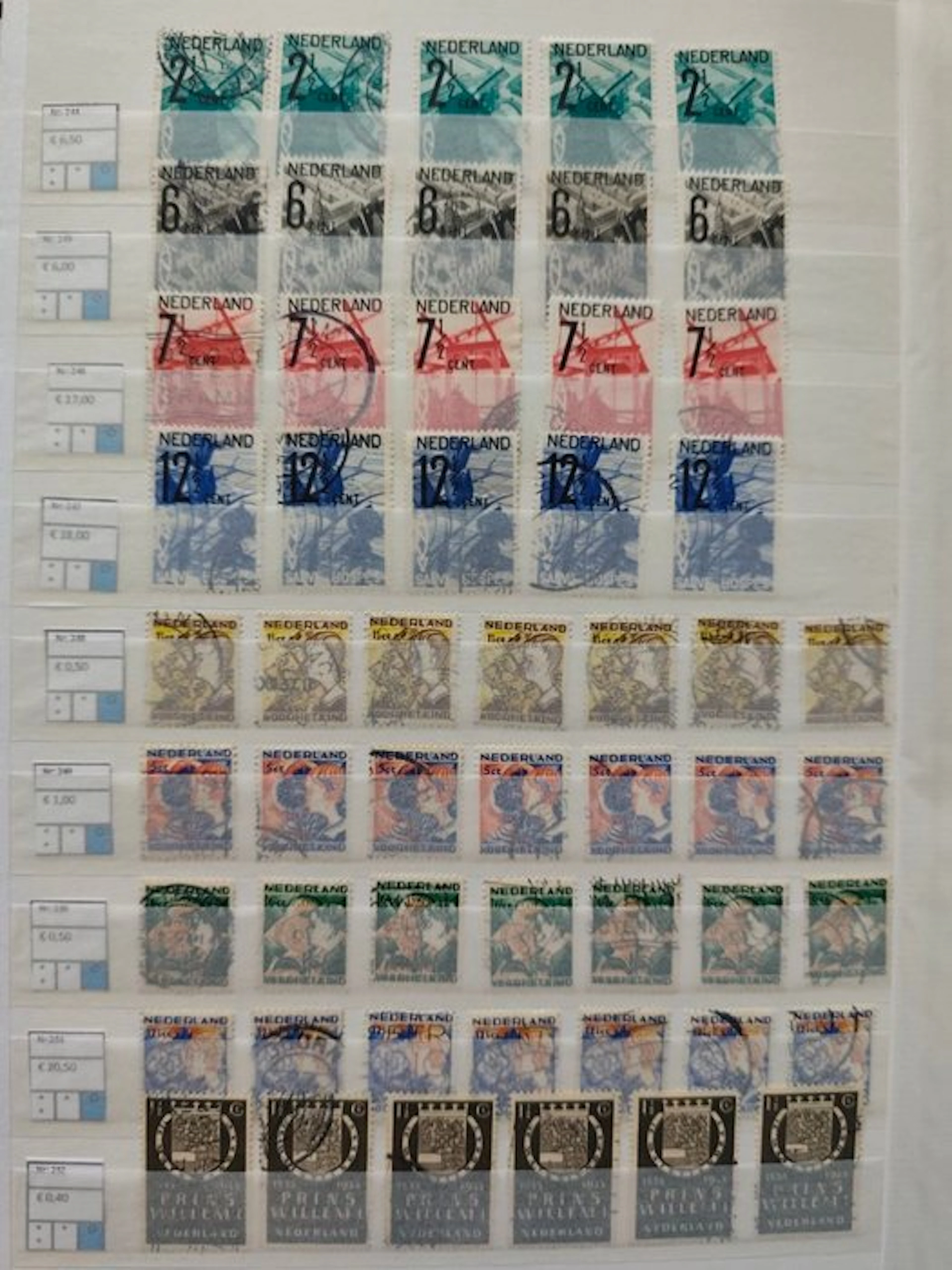Stockbook - Netherlands 1852/2001
