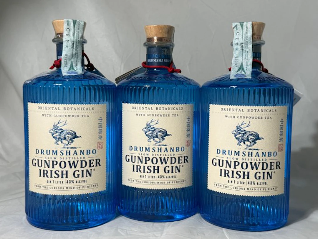 Drumshanbo - Gunpowder Irish Gin - Ireland - 1.0 Litre - 3 bottles