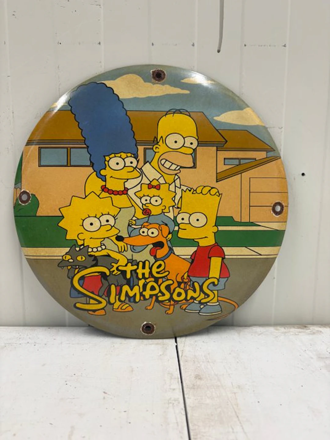 The Simpsons – Familie Simpson – Rond Emaille...
