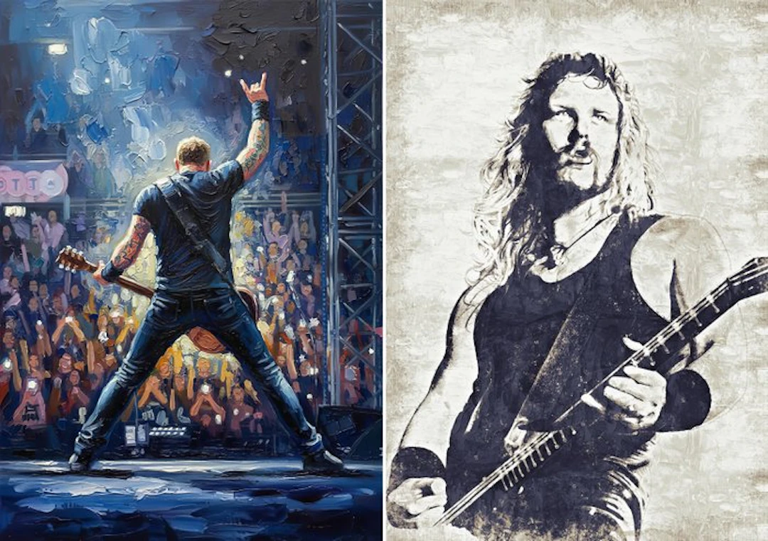 Metallica - James Hetfield - By artist Andrea Boriani...