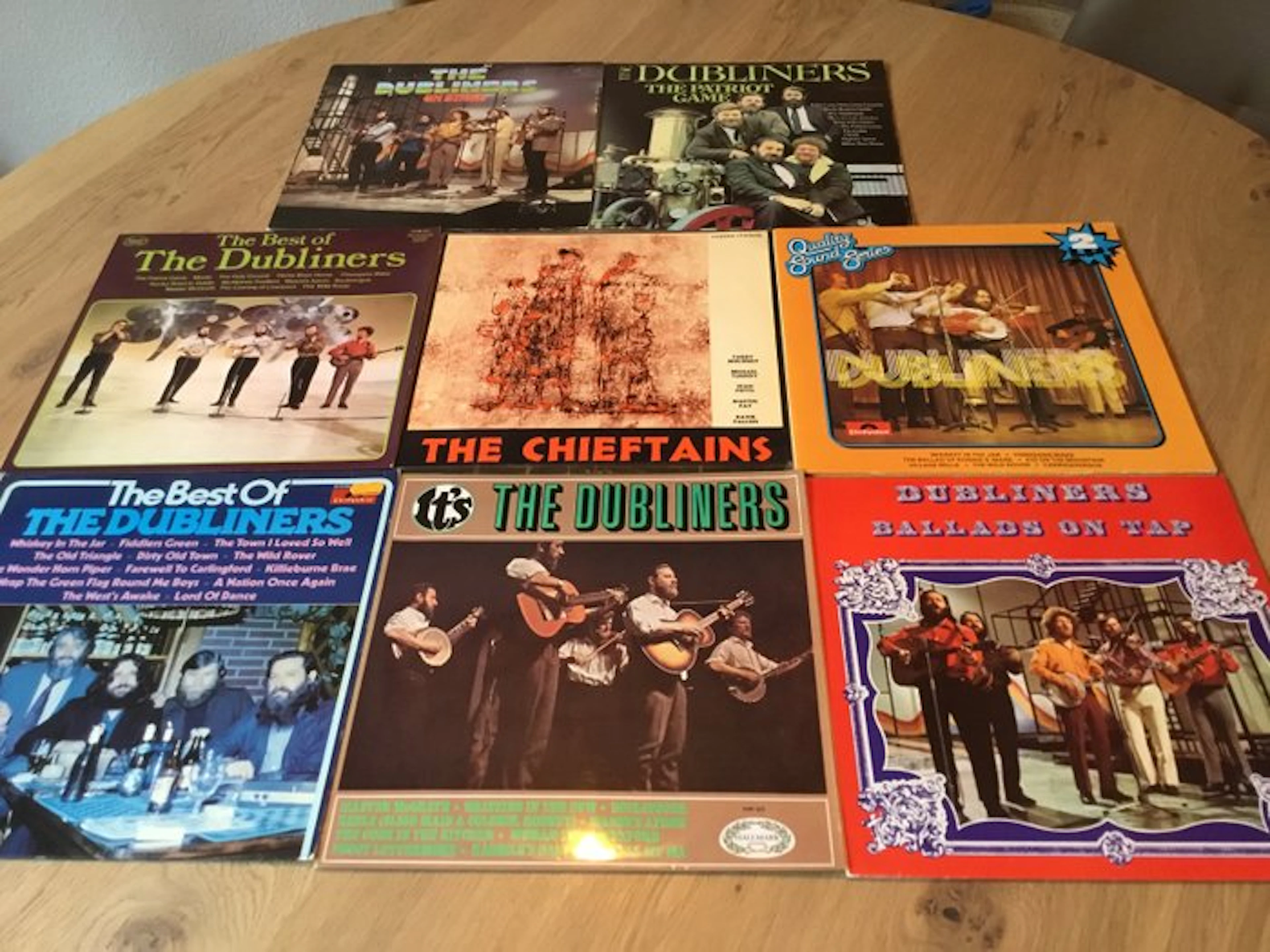 The Dubliners and the Chieftains - 8 Albums - LP albums...