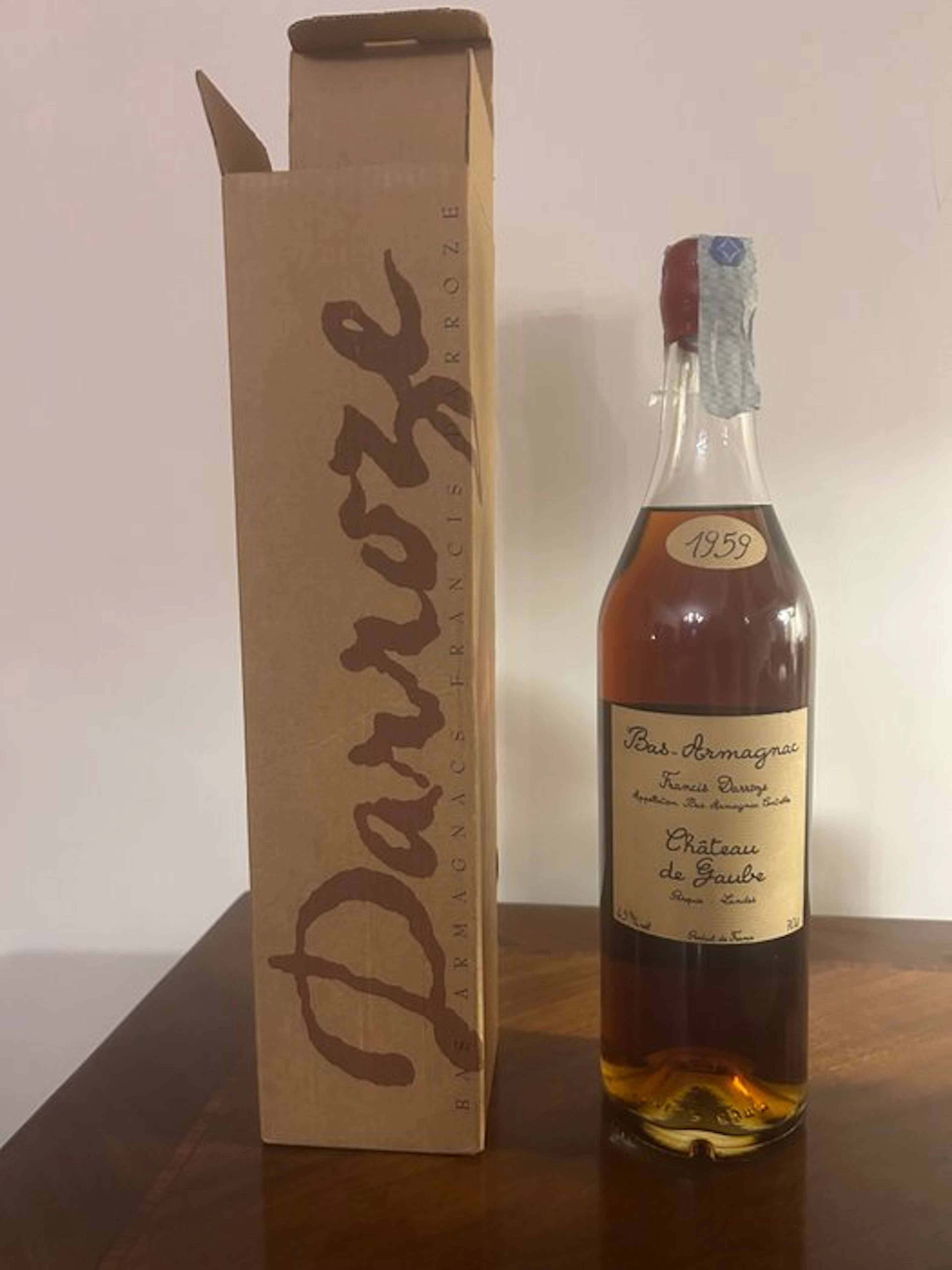 Château de Gaube 1959 Francis Darroze - Bas Armagnac millésime - b. 2007 - 70cl