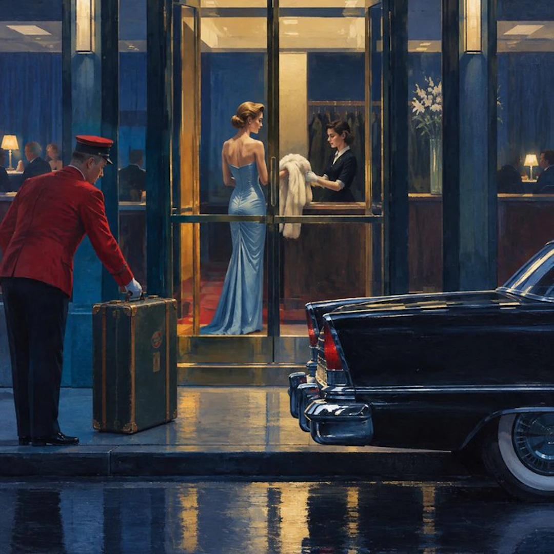 Le Yack - Grand Hotel, 11 P.M. - Hand signed