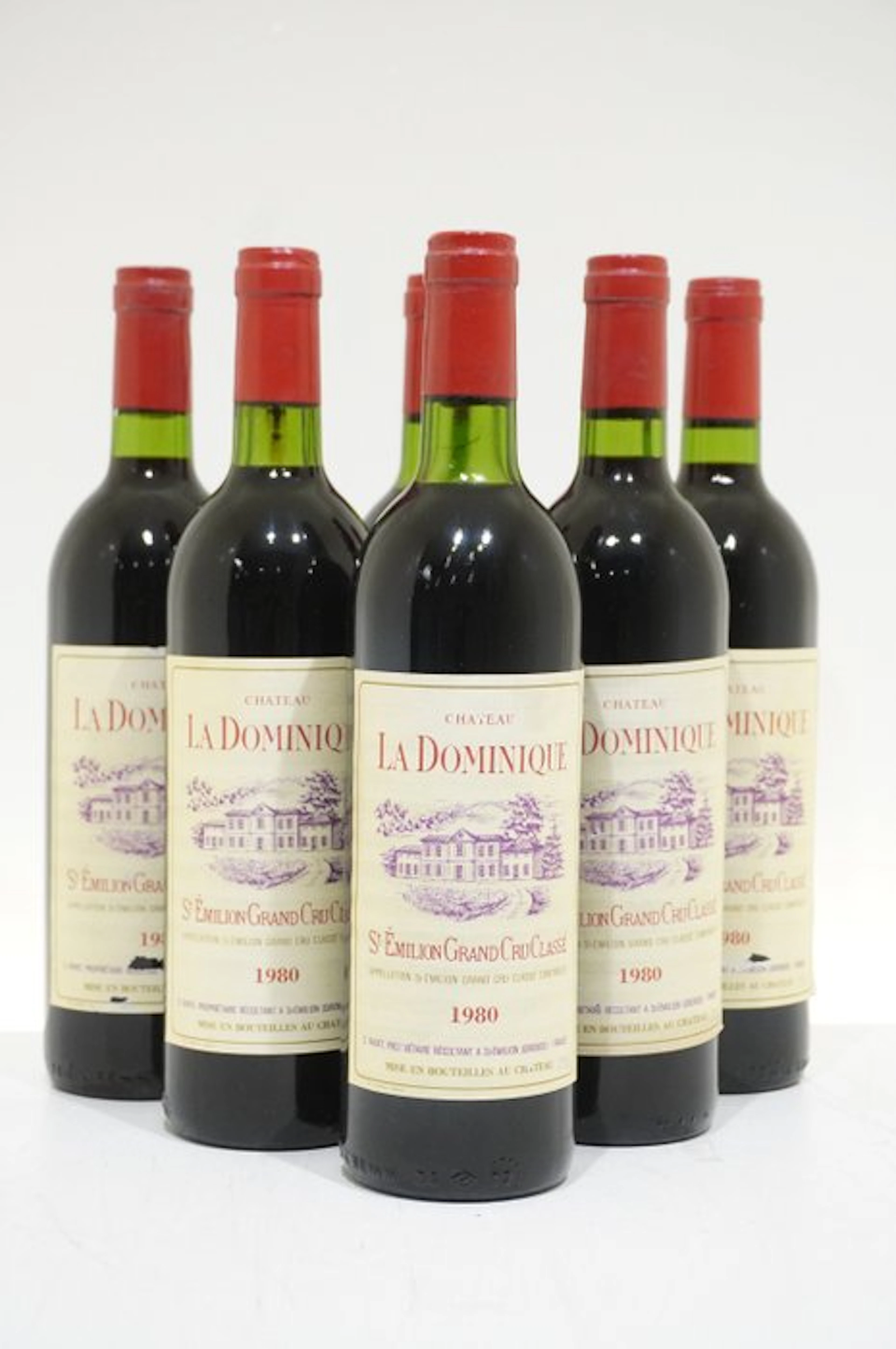 1980 Château La Dominique - Saint-Émilion Grand Cru Classé - 6 Bottles (0.75L)