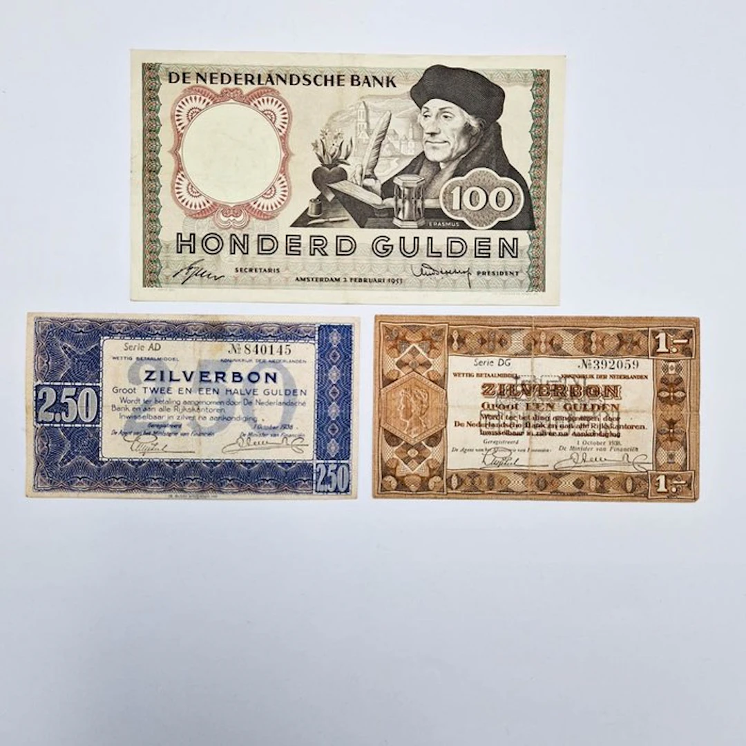 Netherlands. - 3 Banknotes - various dates - PL102, PL4, PL14 (No