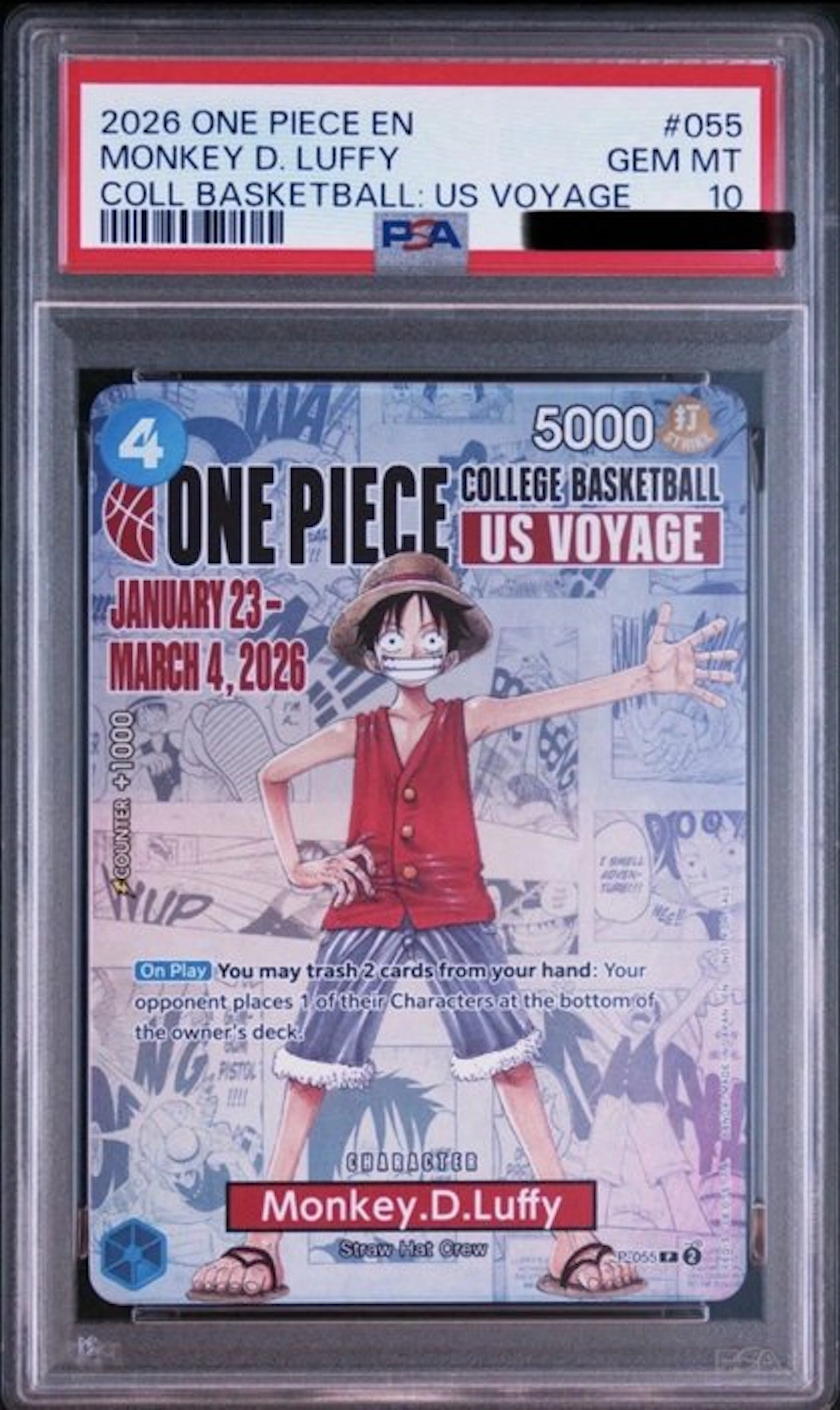 Bandai - 1 Graded card - One Piece - PSA 10