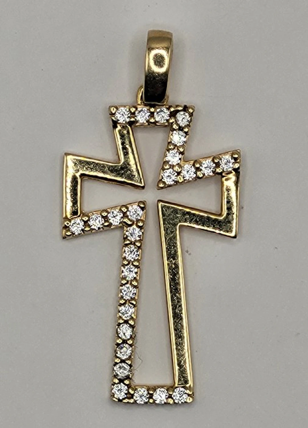 Pendant - 18 kt. Yellow gold - 0.26ct. tw. - Diamond