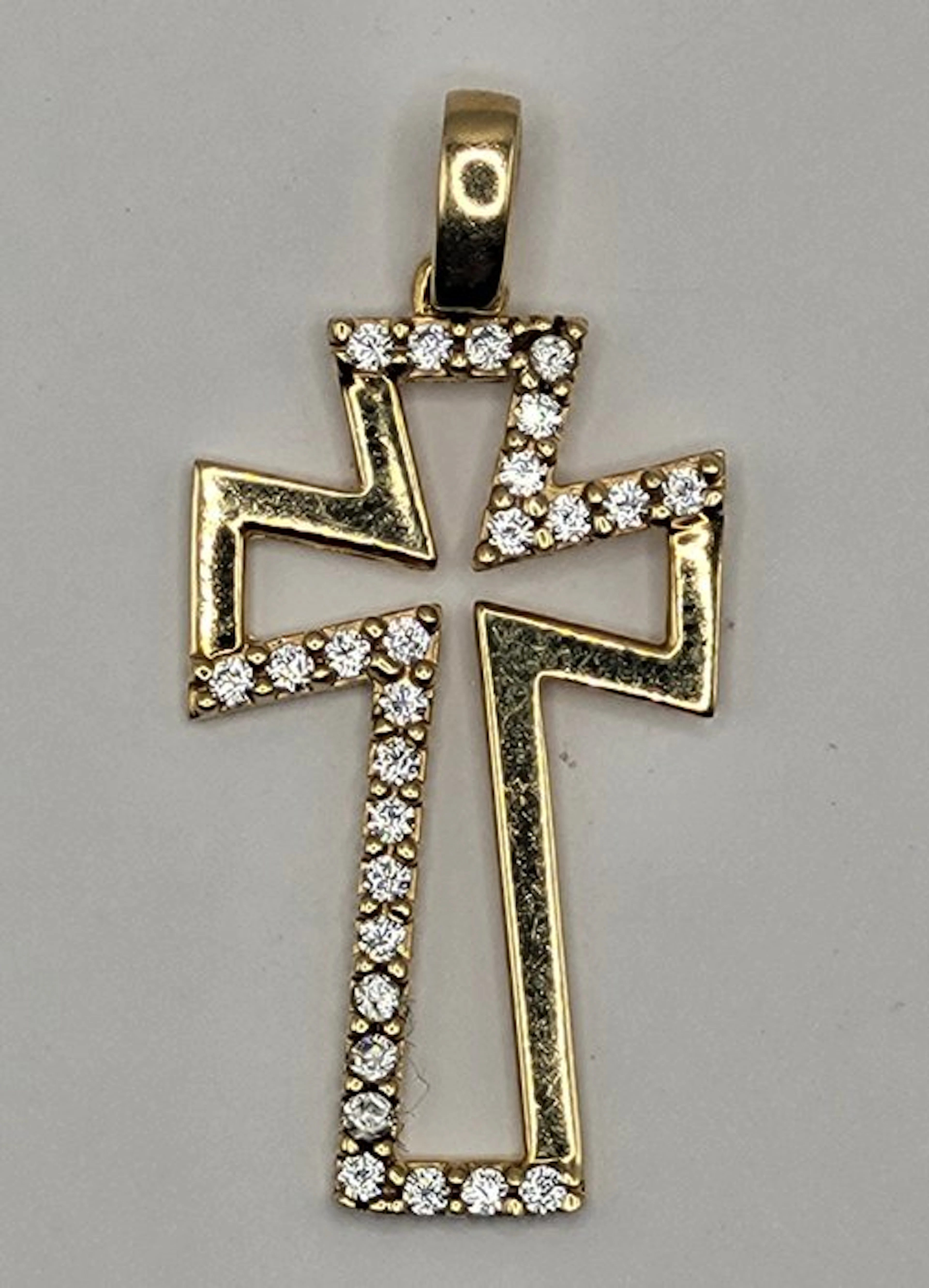Pendant - 18 kt. Yellow gold - 0.26ct. tw. - Diamond