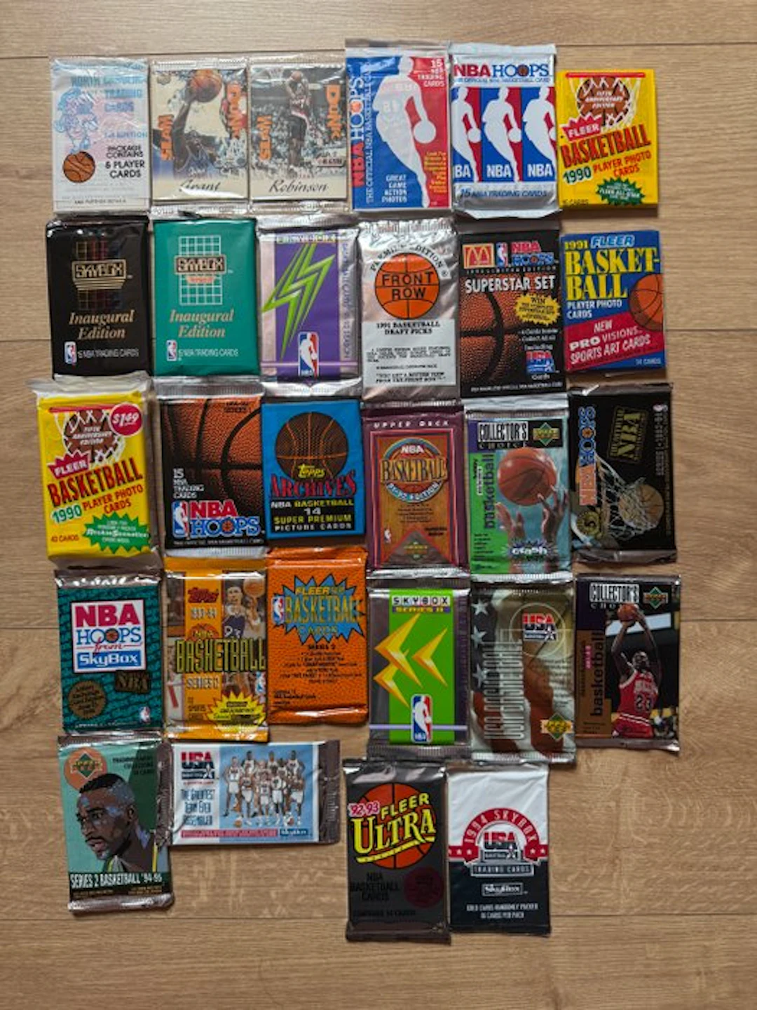 1989,90,91,92,93,94,95 Fleer