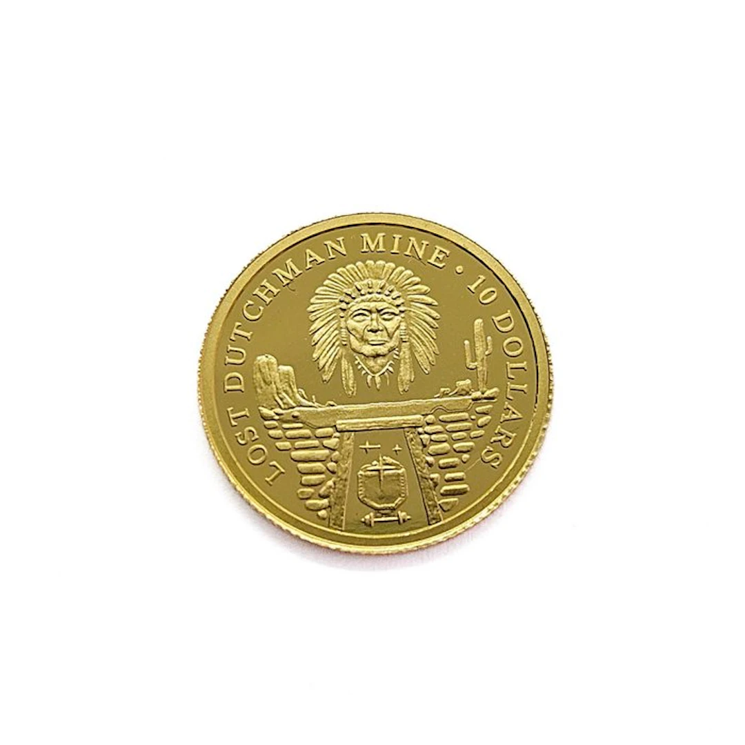 Cook Islands. 10 Dollars 2006 - Dutchman Mine - 1/25 Oz.