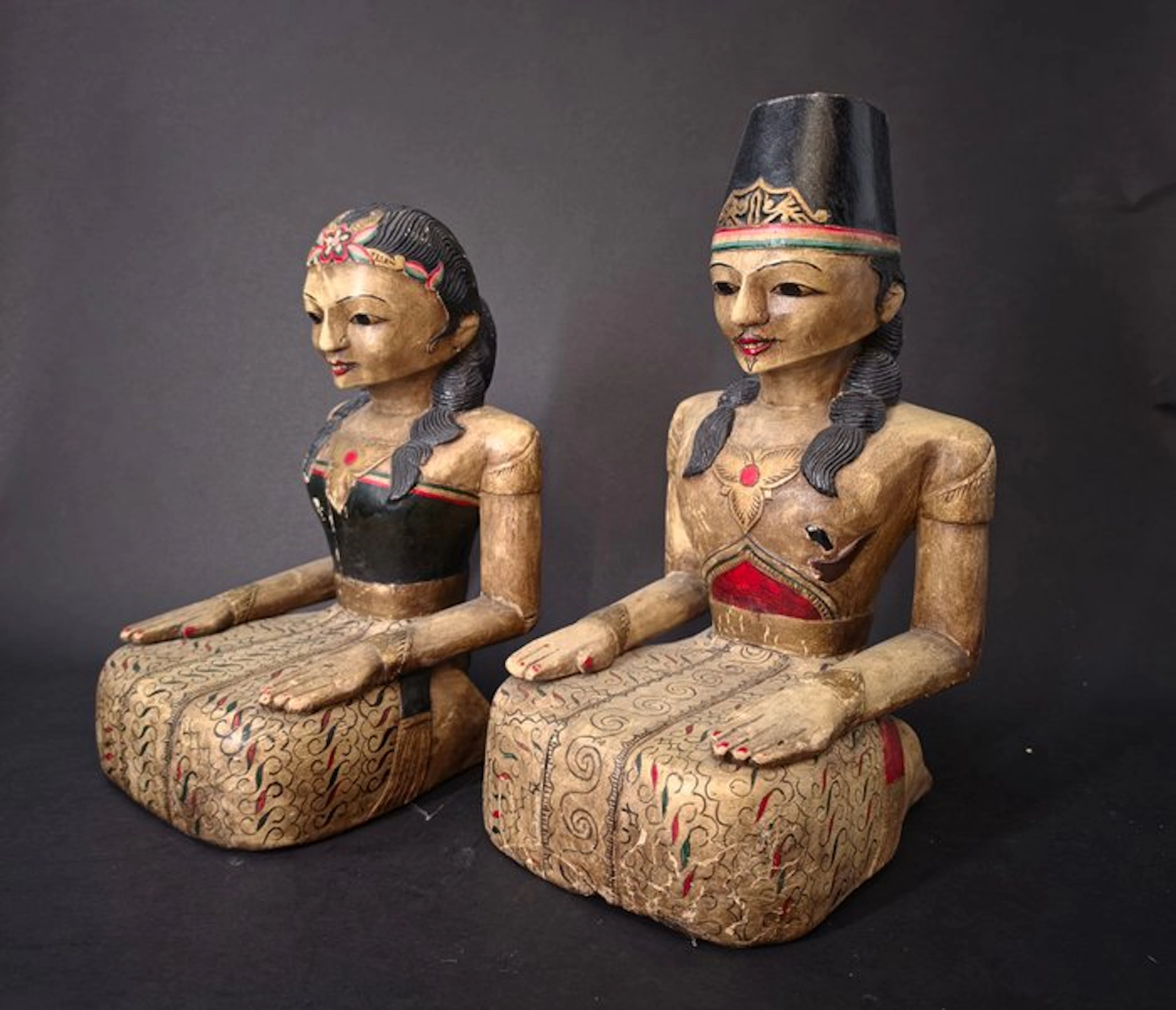 loro blonyo figuren - Sculpture - Indonesia