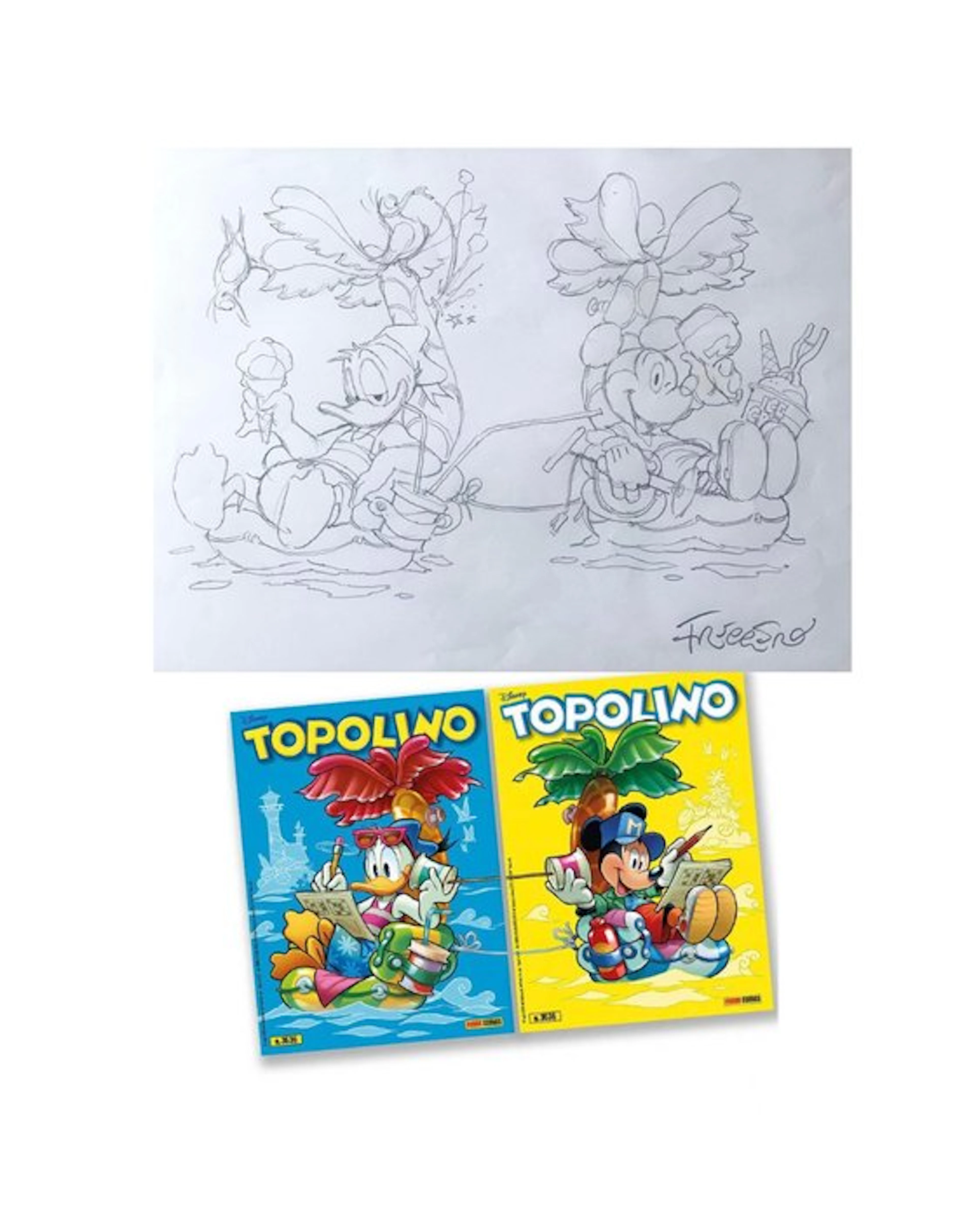 Andrea Freccero - 1 Original preliminary double cover...