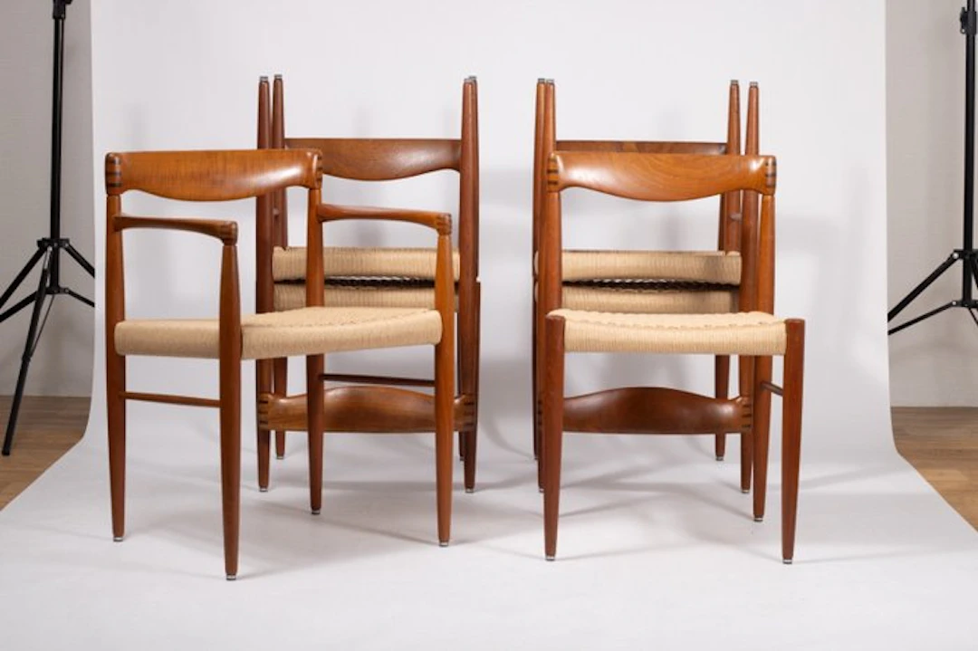 Bramin - Henry Walter Klein for Bramin - Dining room chair (6) - Teak