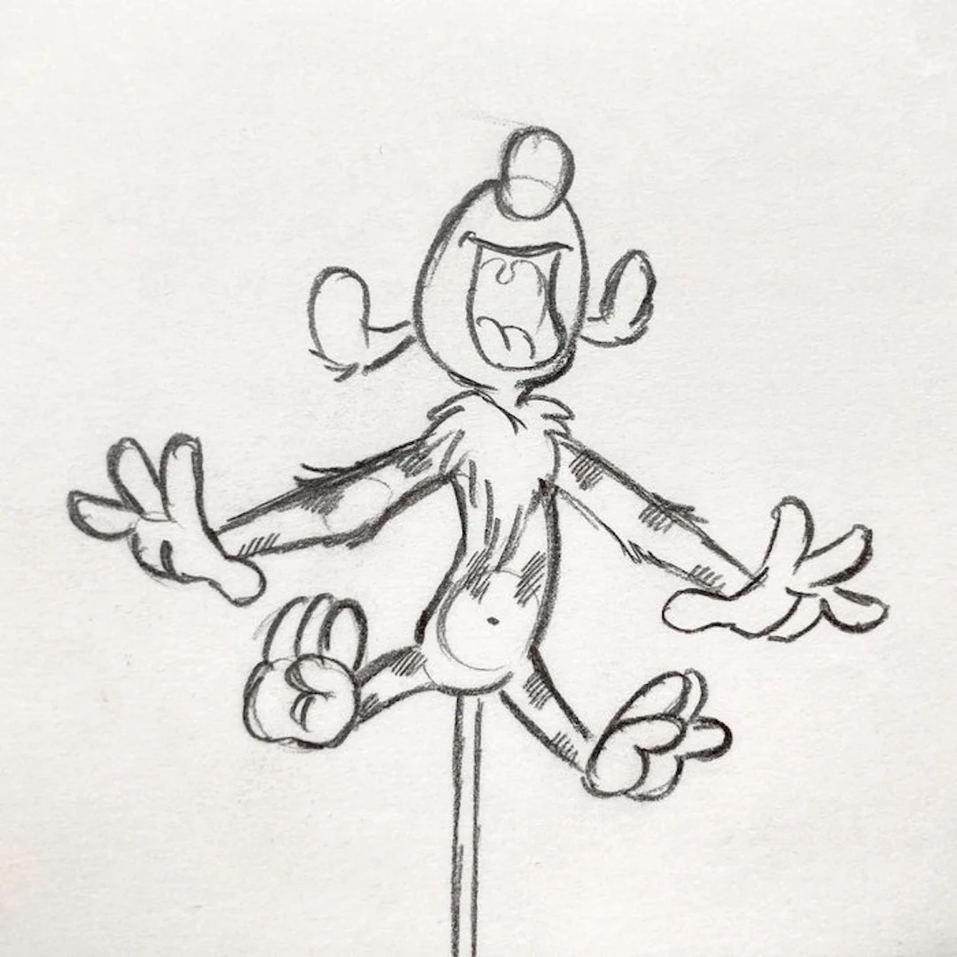 Marsupilami : Original Animation Production Drawing - (1993)