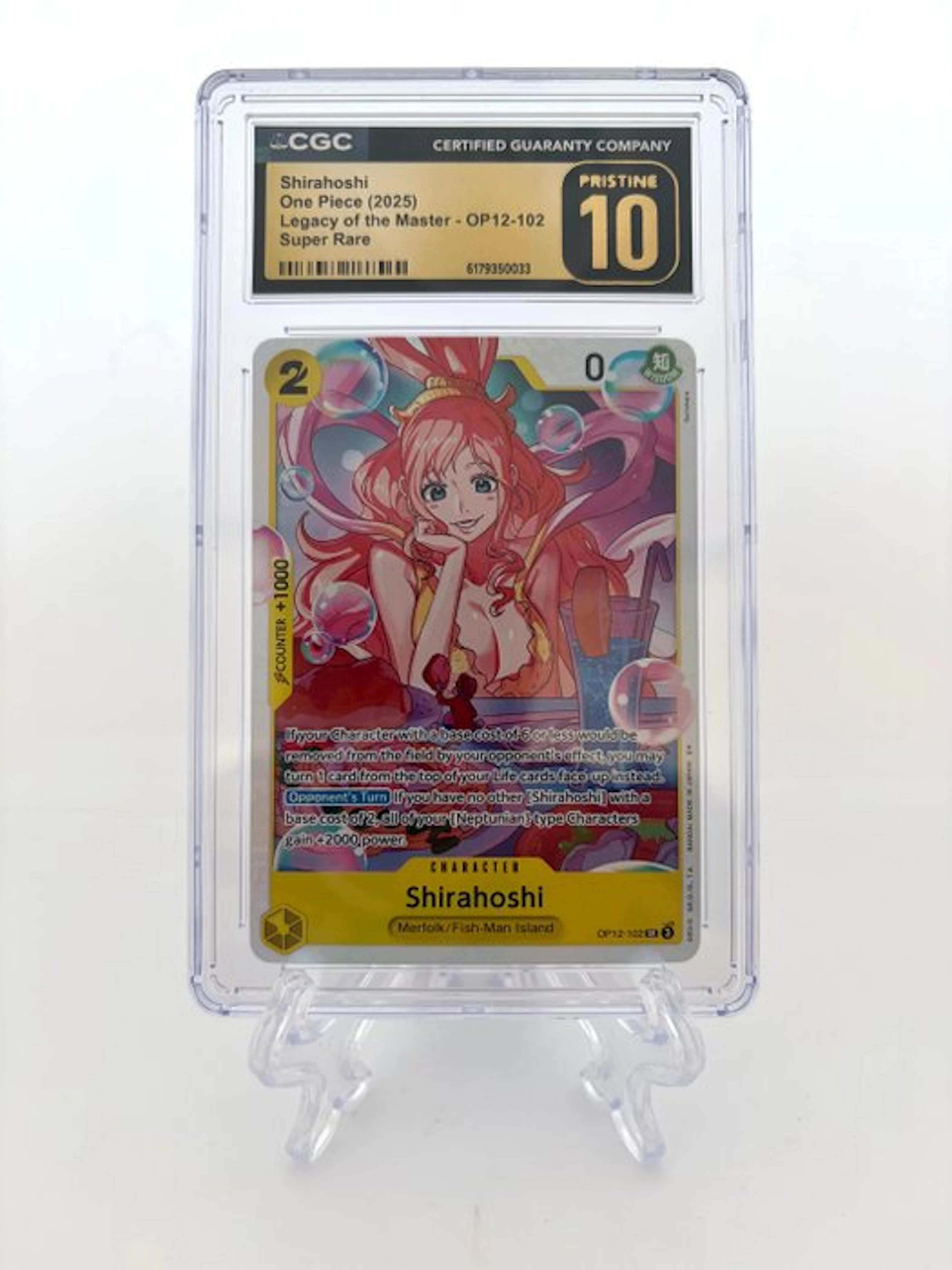 One Piece - 1 Graded card - One Piece - Shirahoshi...