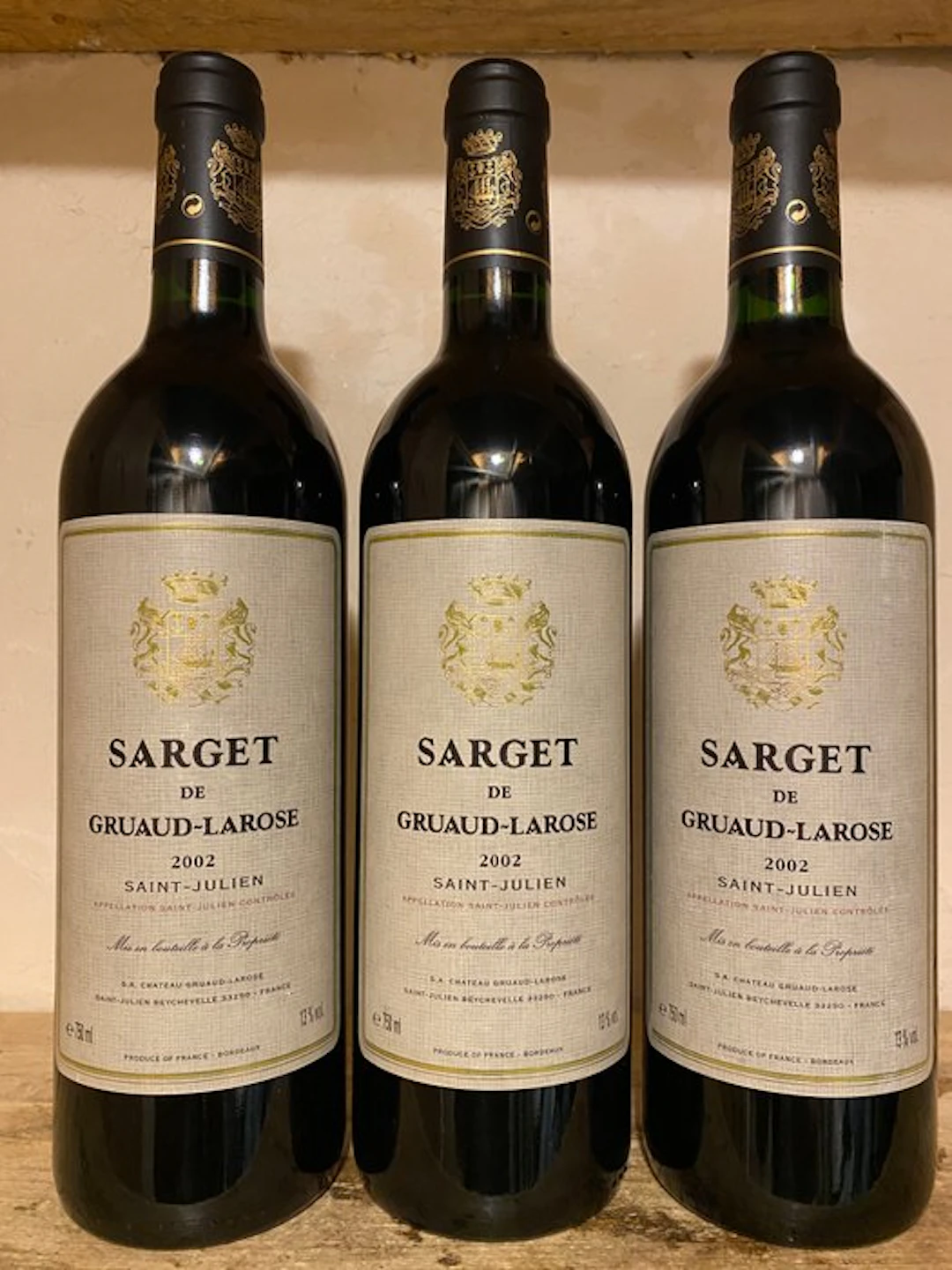 2002 Sarget de Gruaud Larose
