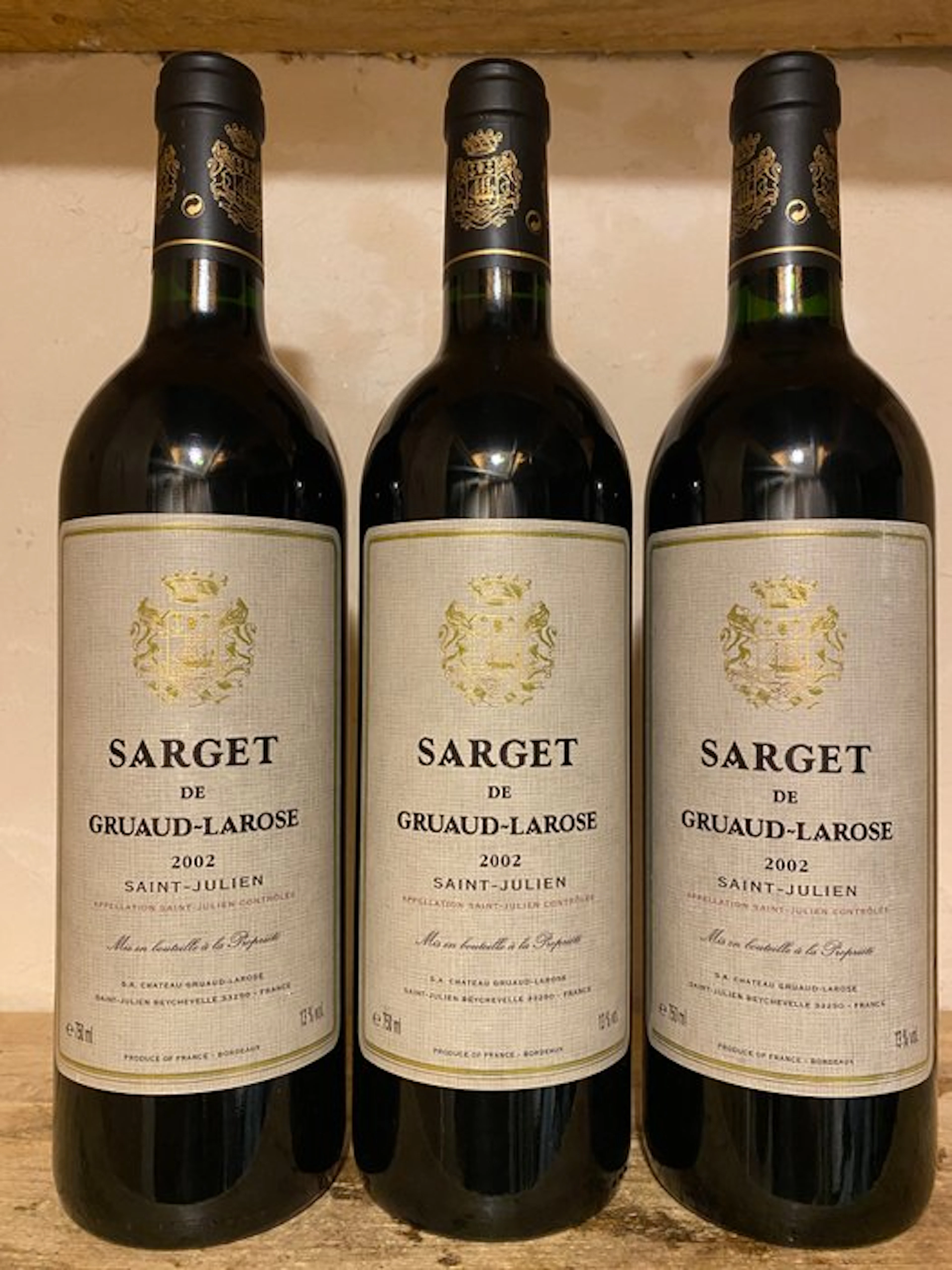 2002 Sarget de Gruaud Larose