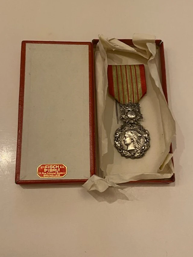 France - Military medal - French Medal of Honor for the Customs, 1894.