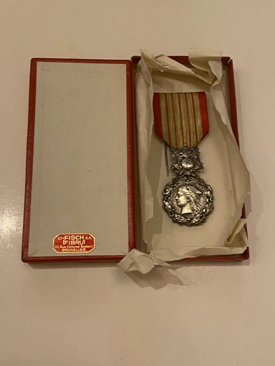 France - Military medal - French Medal of Honor for the Customs, 1894.