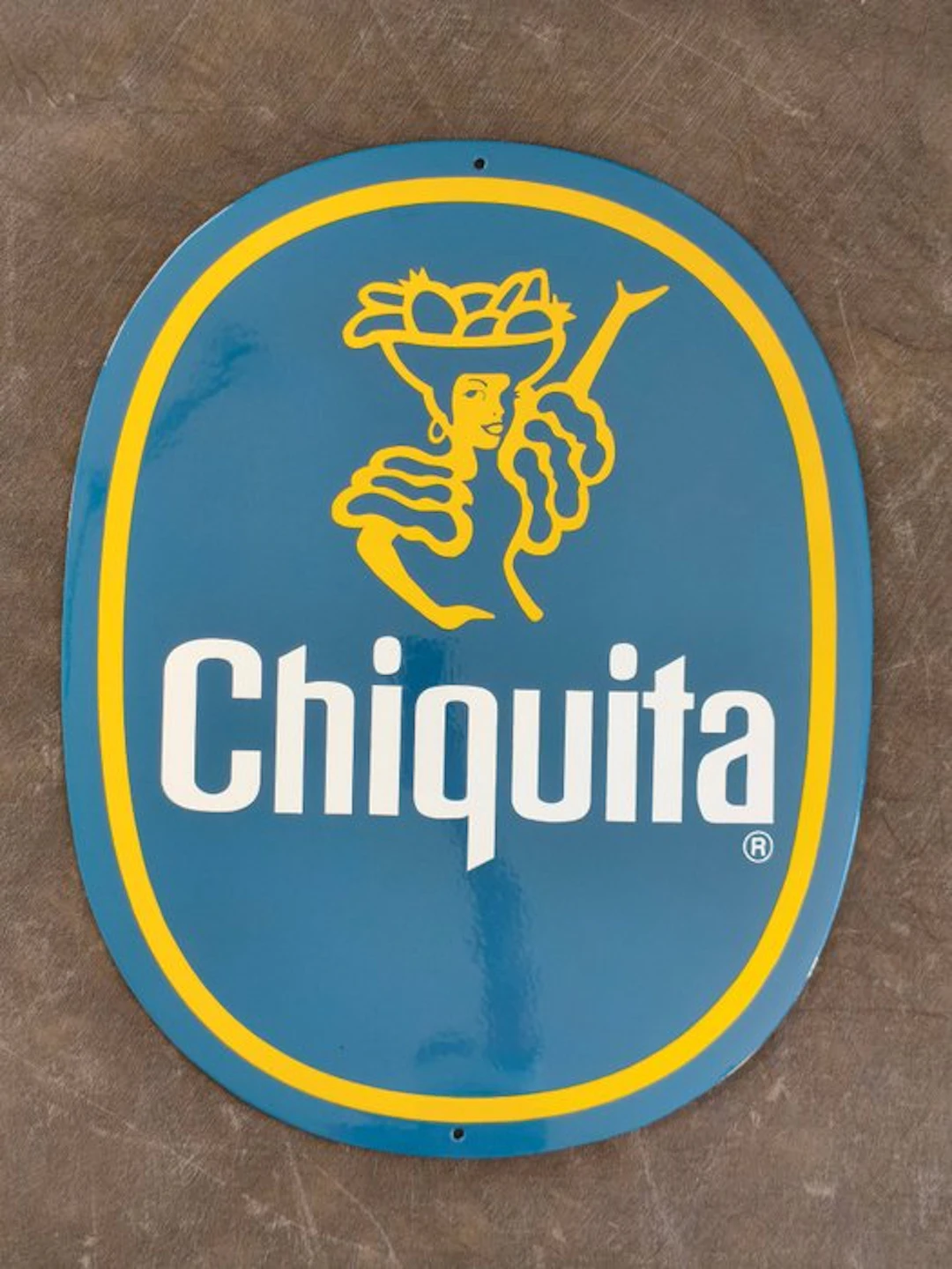 Chiquita - enamel sign Chiquita Emailschild Emaille Schild
