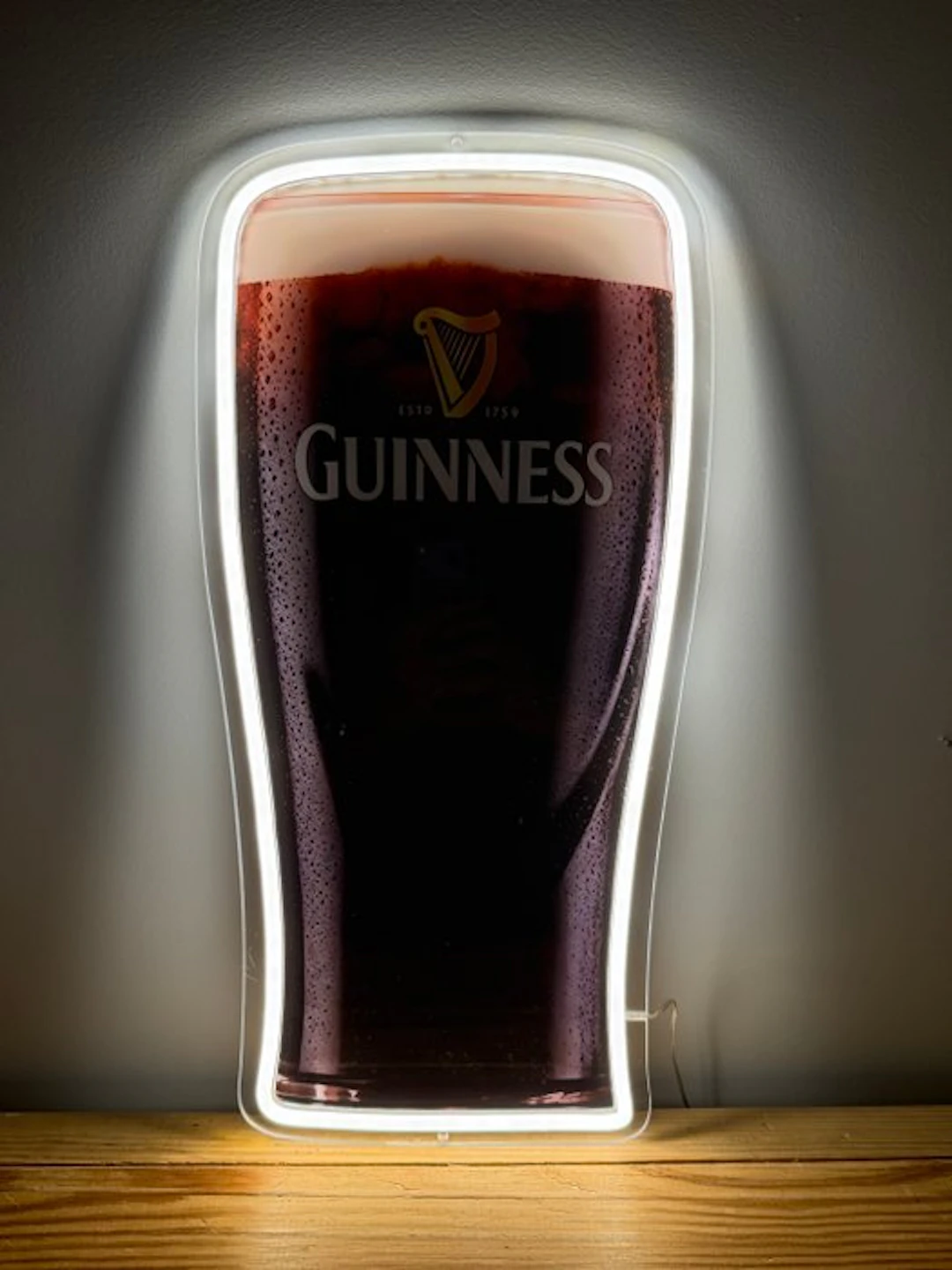 Guinness - Neon light sign - Plexiglass
