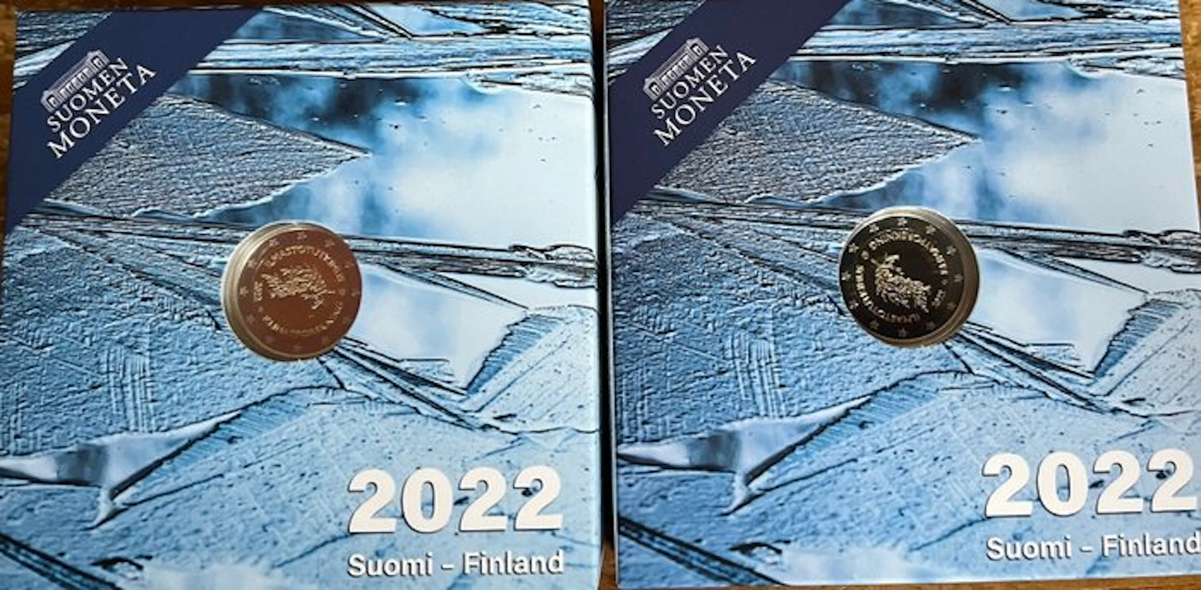 Finland. 2 Euro 2022 "Klimaat onderzoek" (2 stuks) Proof (No reserve price)