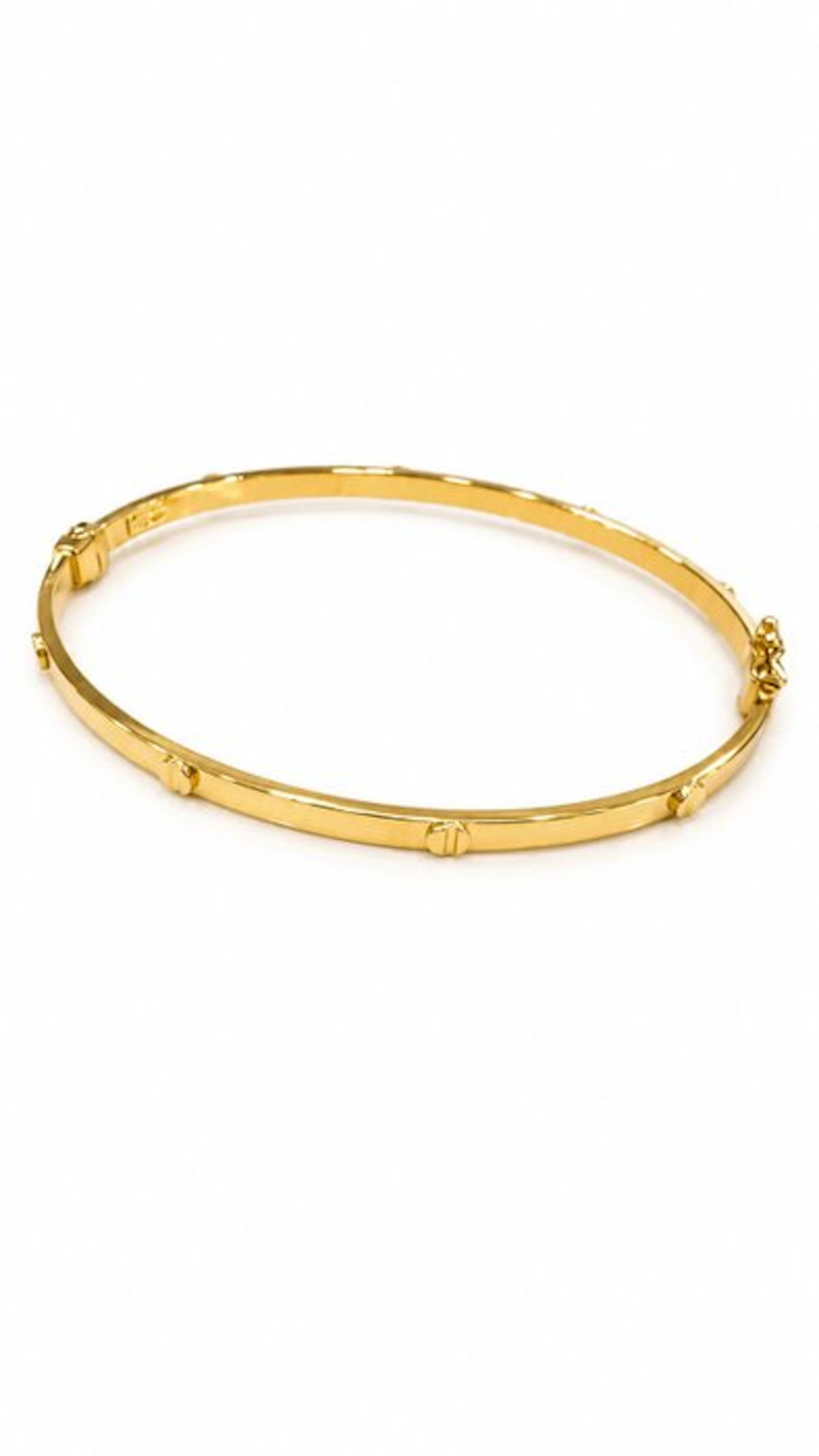 Bracelet - 18 kt. Yellow gold - Br Rigido 6 cm 5.40 g