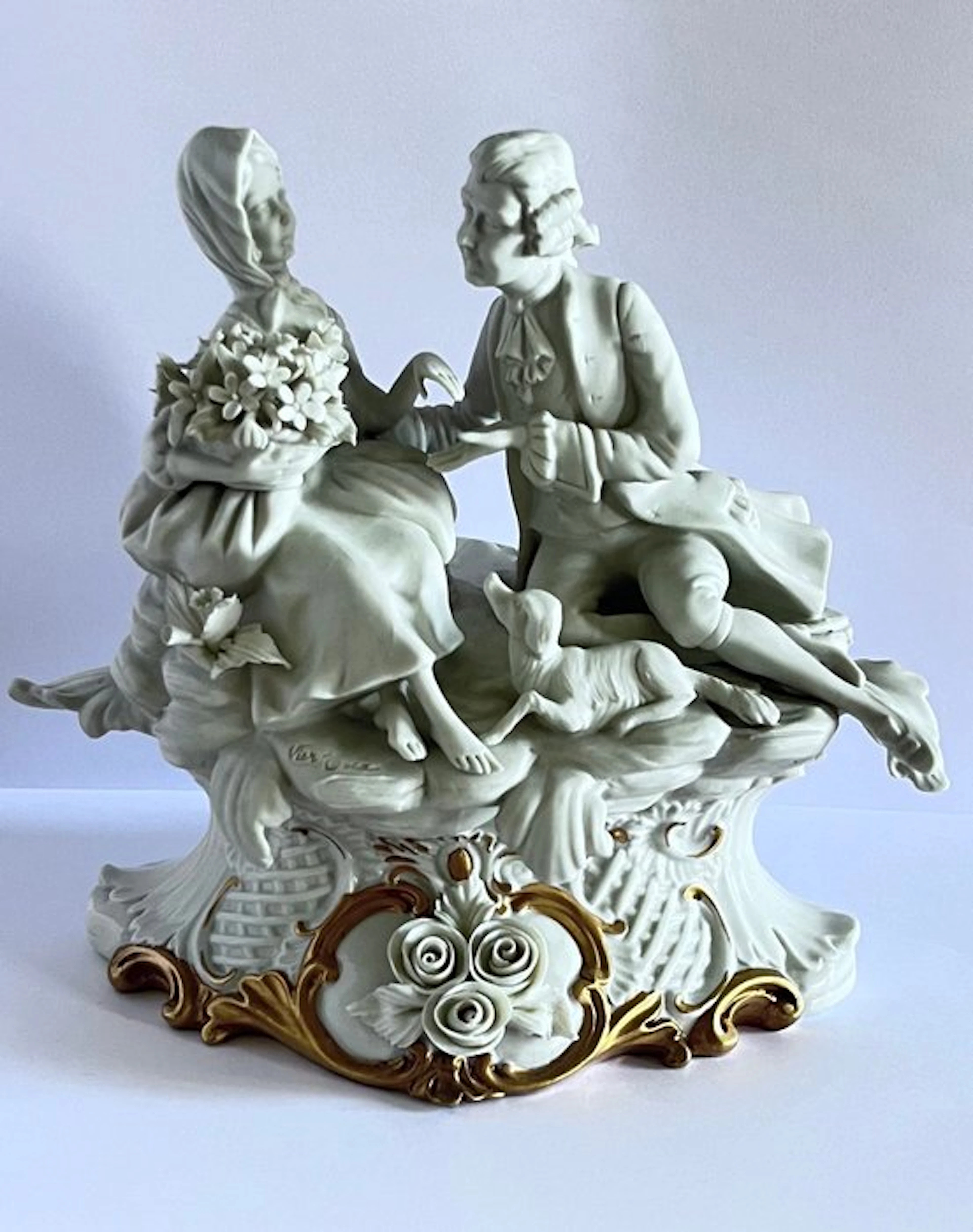Capodimonte, Edoardo Tasca - Figurine - Biscuit porcelain