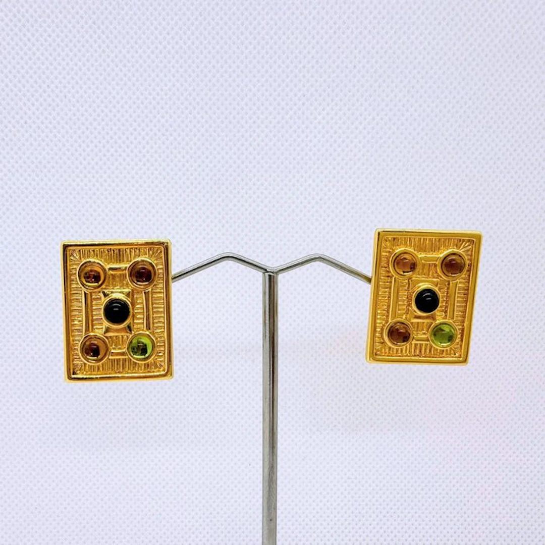 Monet - Gold-plated - Earrings