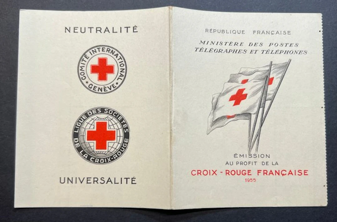 France 1955 - France Red Cross booklet, valued at €450. - yvert tellier BC 2004