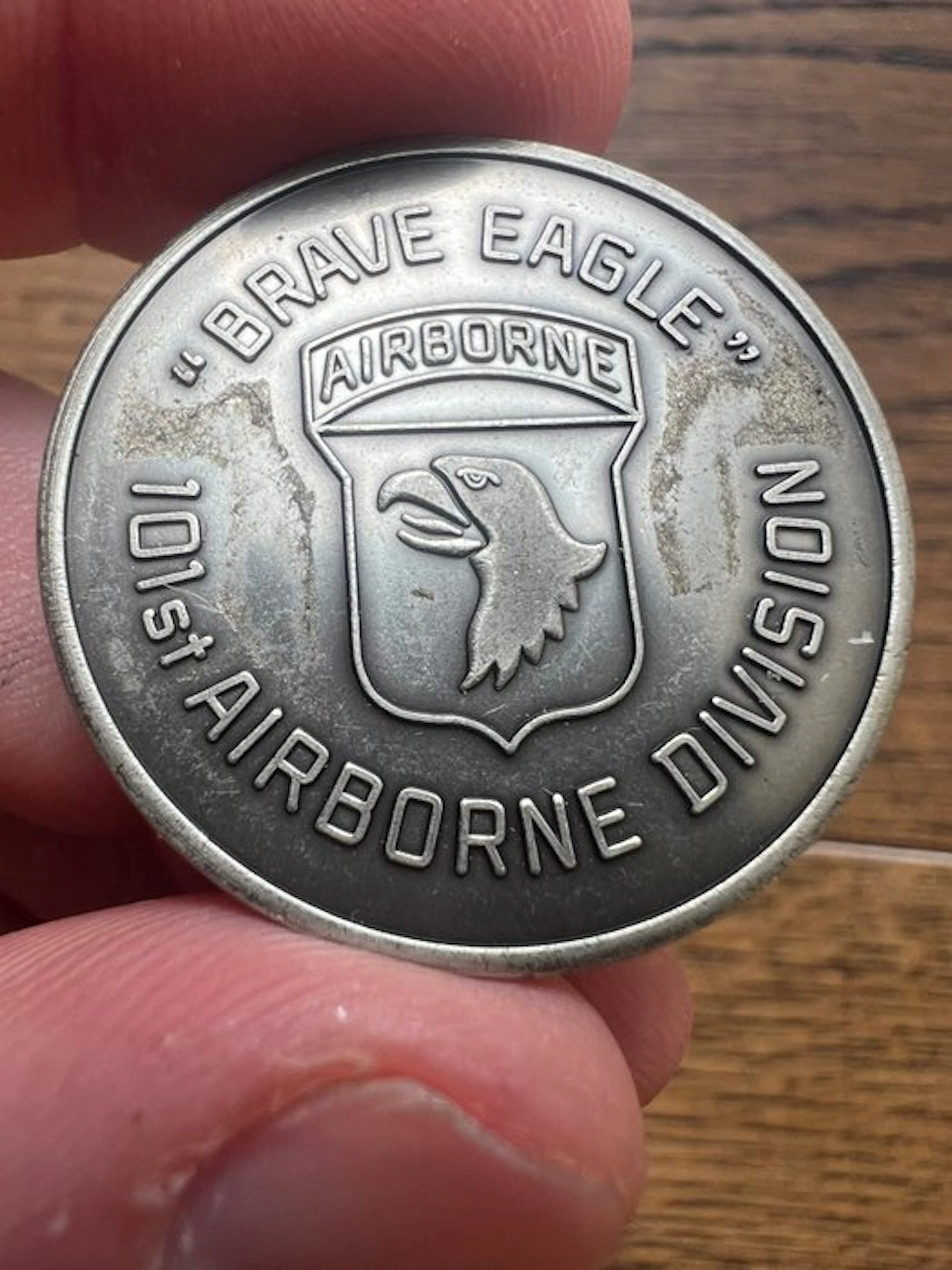 United States - Medal - Rare US 101st Airborne ''For Valor'' Challenge Coin