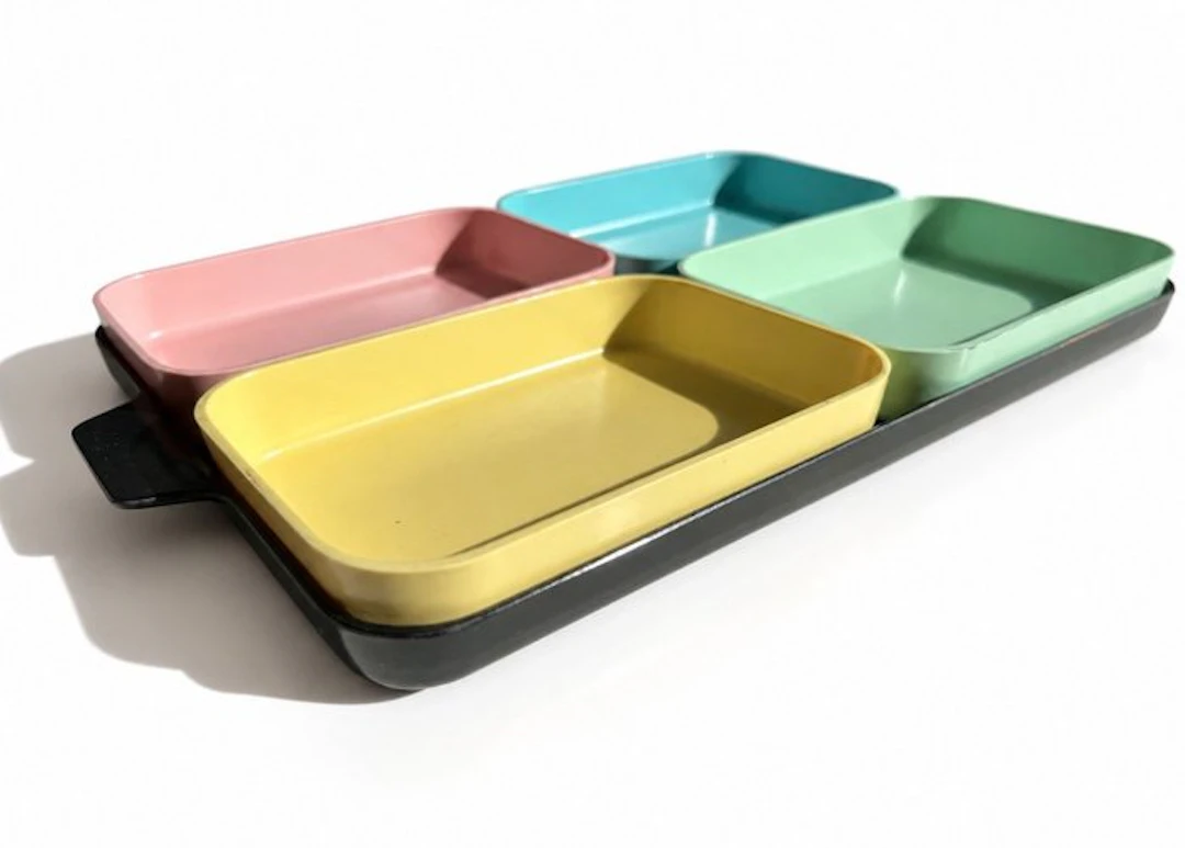 Élysée - Salver (5) - melamine - France in the 1950s