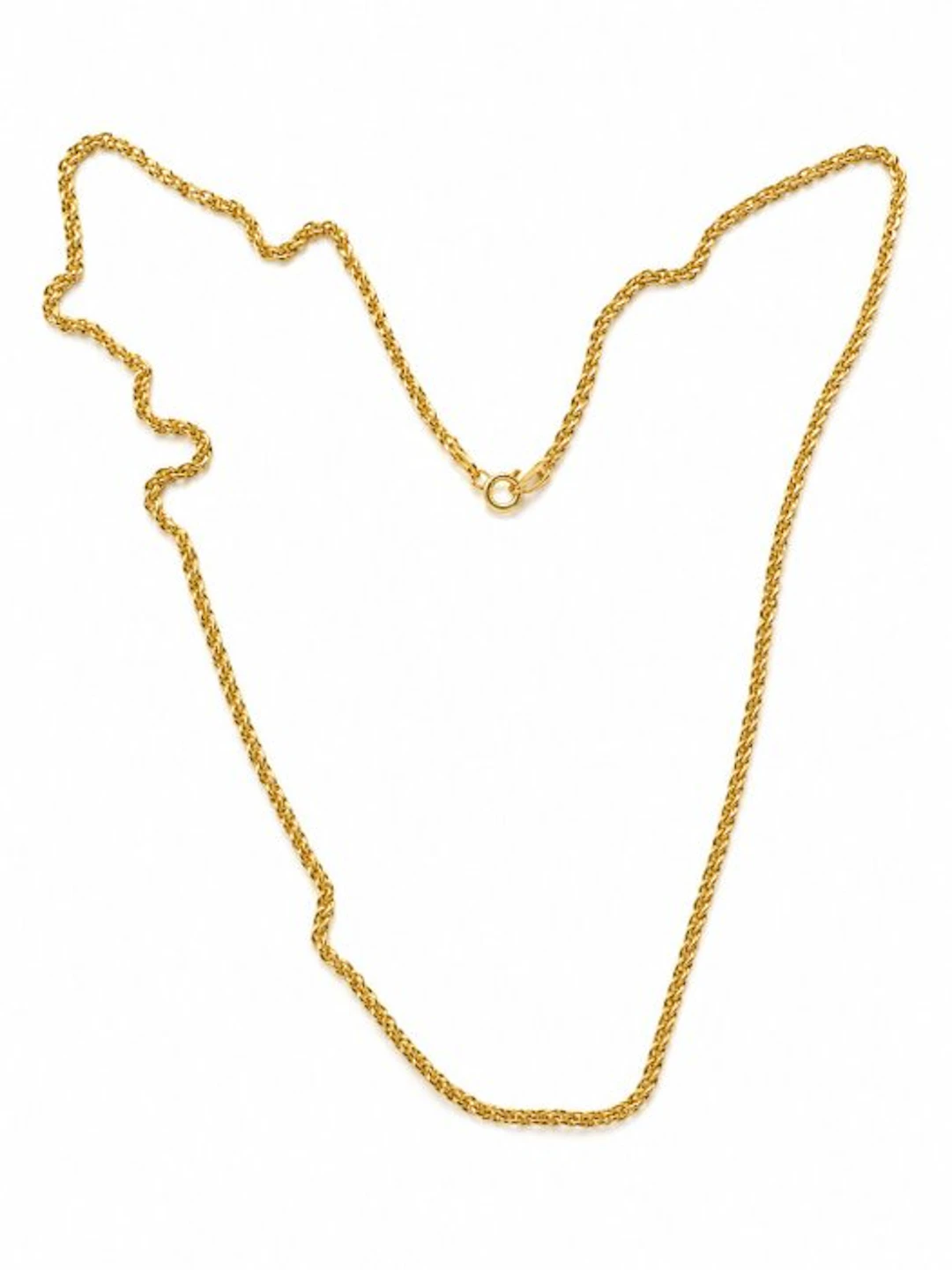 Necklace - 18 kt. Yellow gold - Funetta 60cm - 2/2,1gr