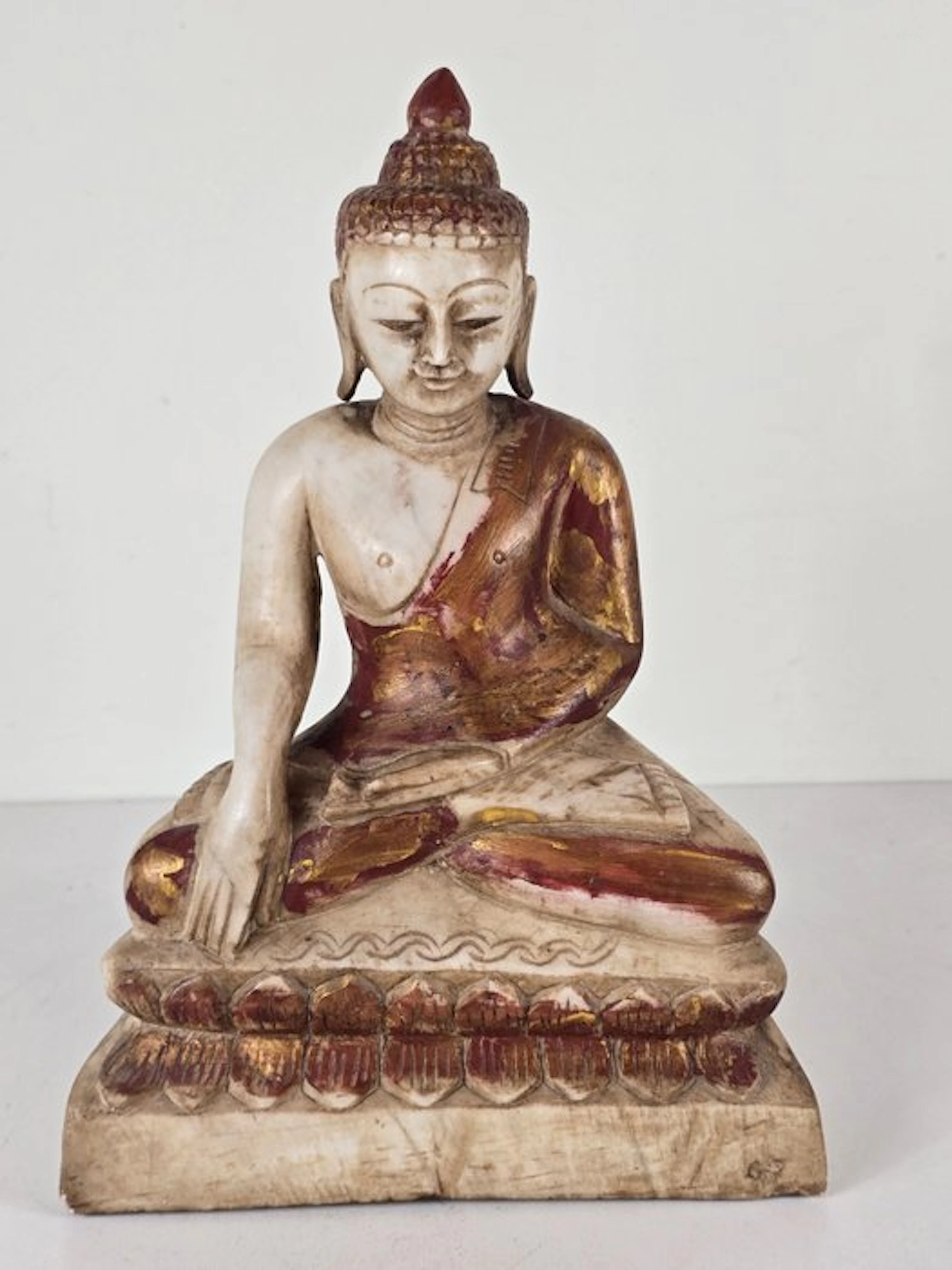 Authentiek Mandalay Boeddha beeld - Sculpture - Myanmar/Burma