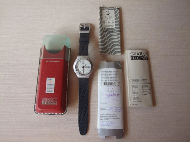 SWATCH Irony Big BACKFIRE Olympic Special 2000 Sydney...