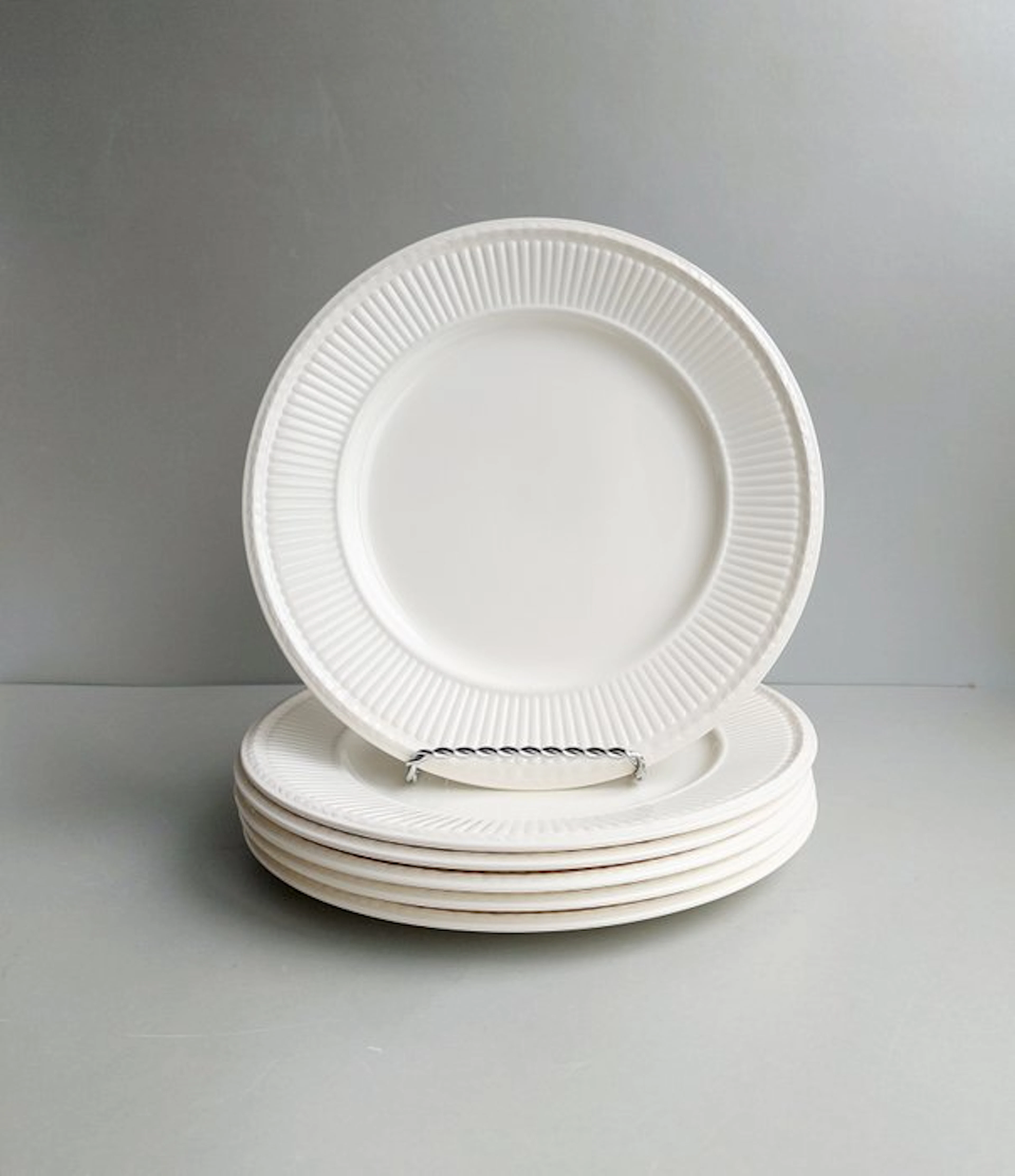 Wedgwood - John Goodwin - Plate (6) - Edme - Porcelain - Set Edme