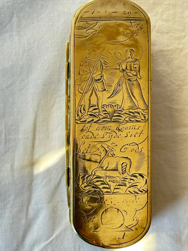 Tobacco box - Copper - 18th century