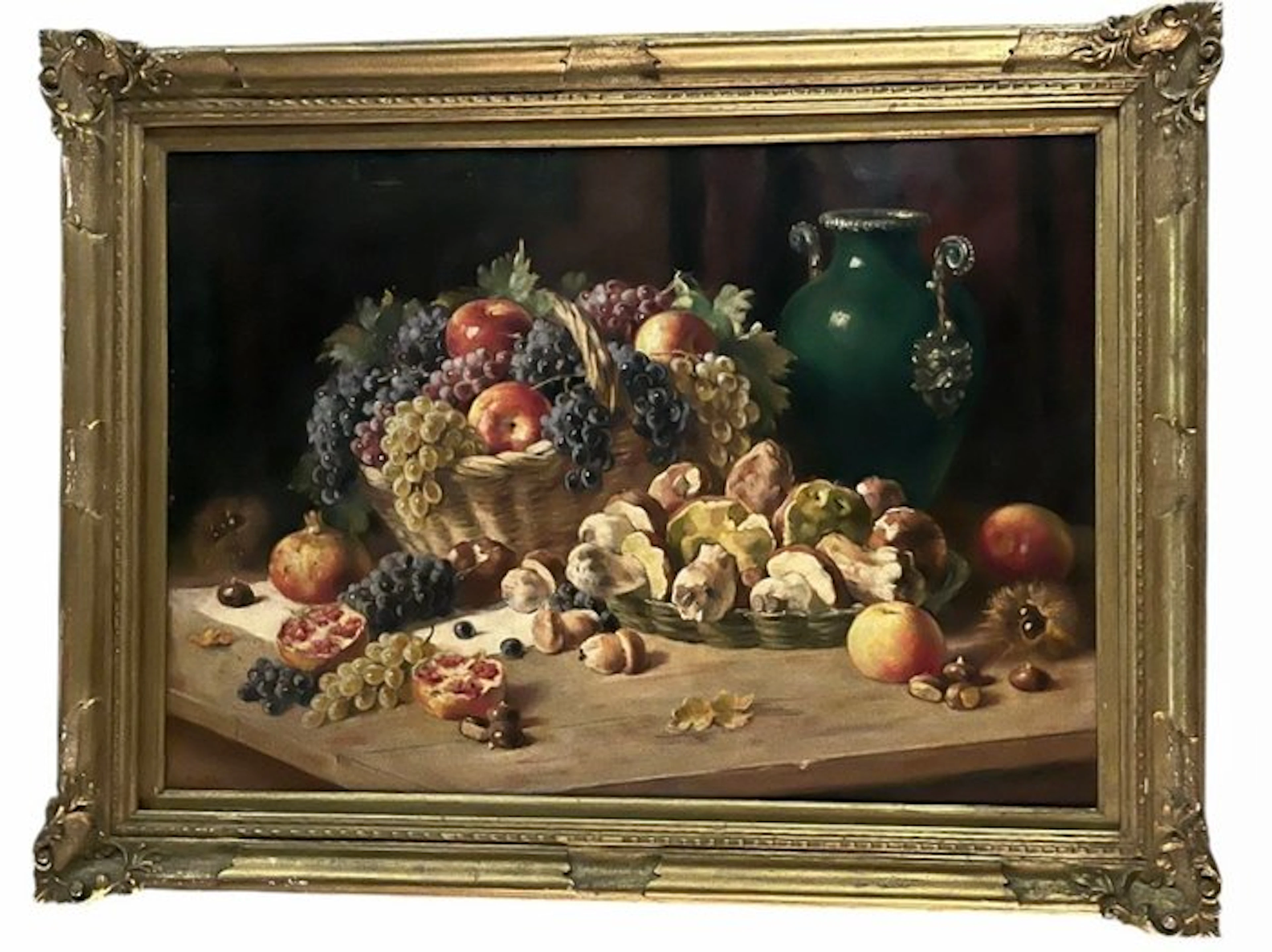 Alfio Paolo Graziani (1900-1981) - Trionfo d'Autunno con Funghi Porcini