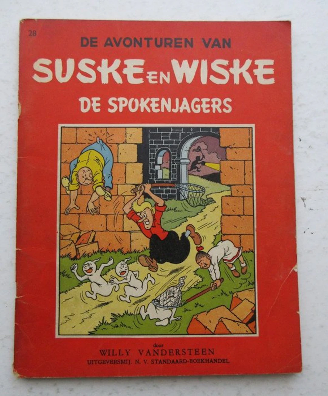Suske en Wiske RV-28 - De spokenjagers - 1 Album - First edition - 1958