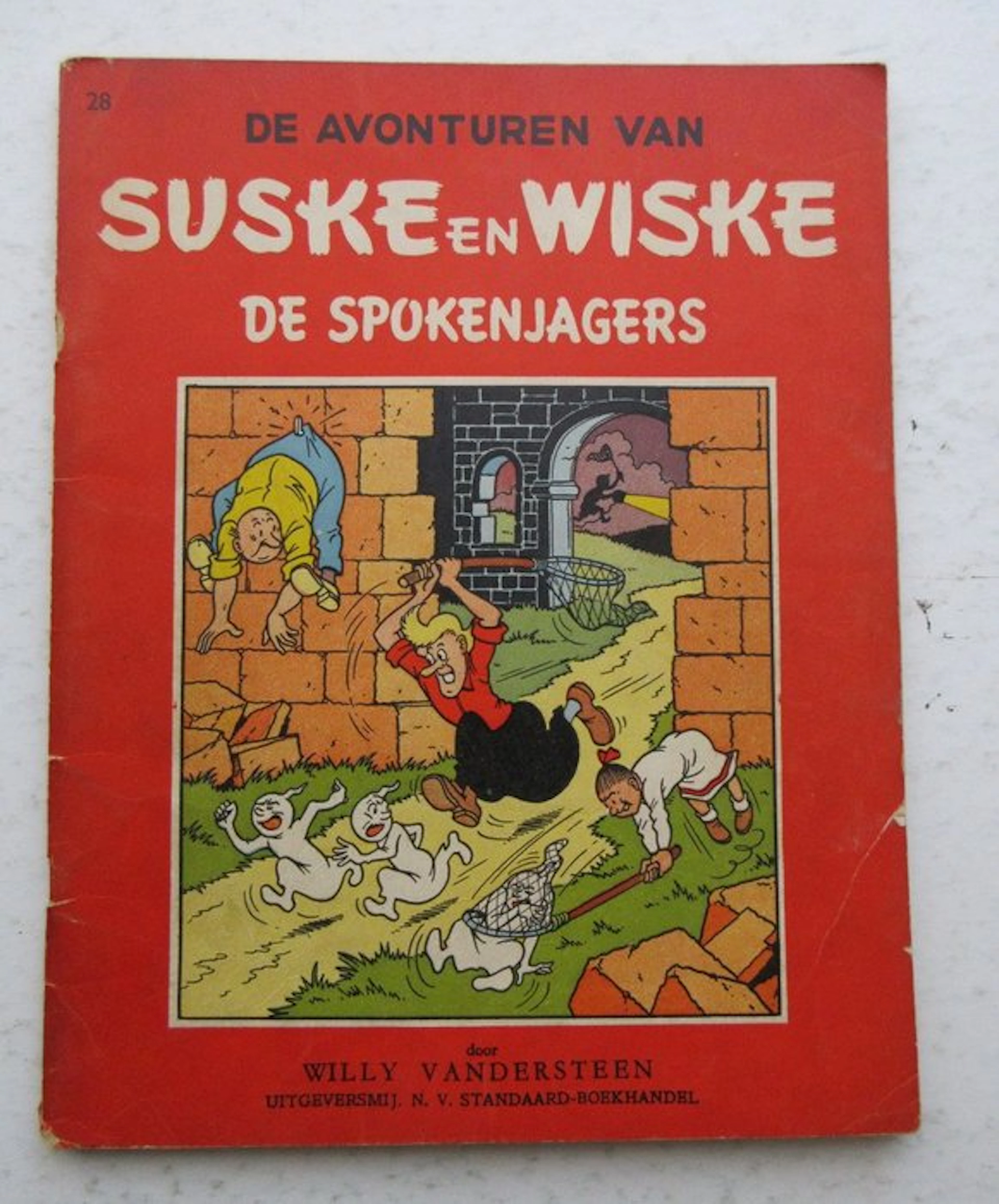 Suske en Wiske RV-28 - De spokenjagers - 1 Album - First edition - 1958