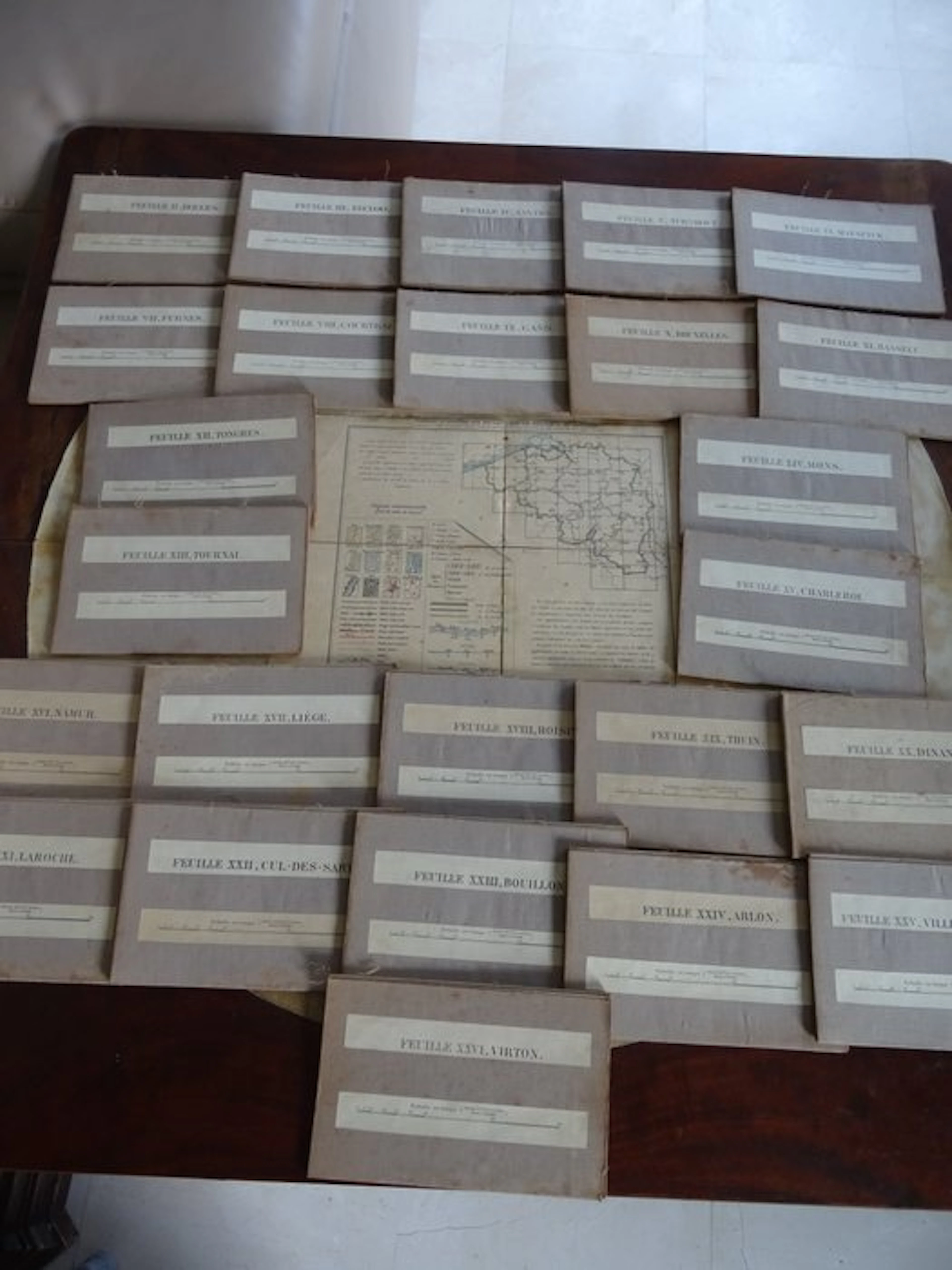 Belgium - 26 General Staff maps; Institut Cartographique...