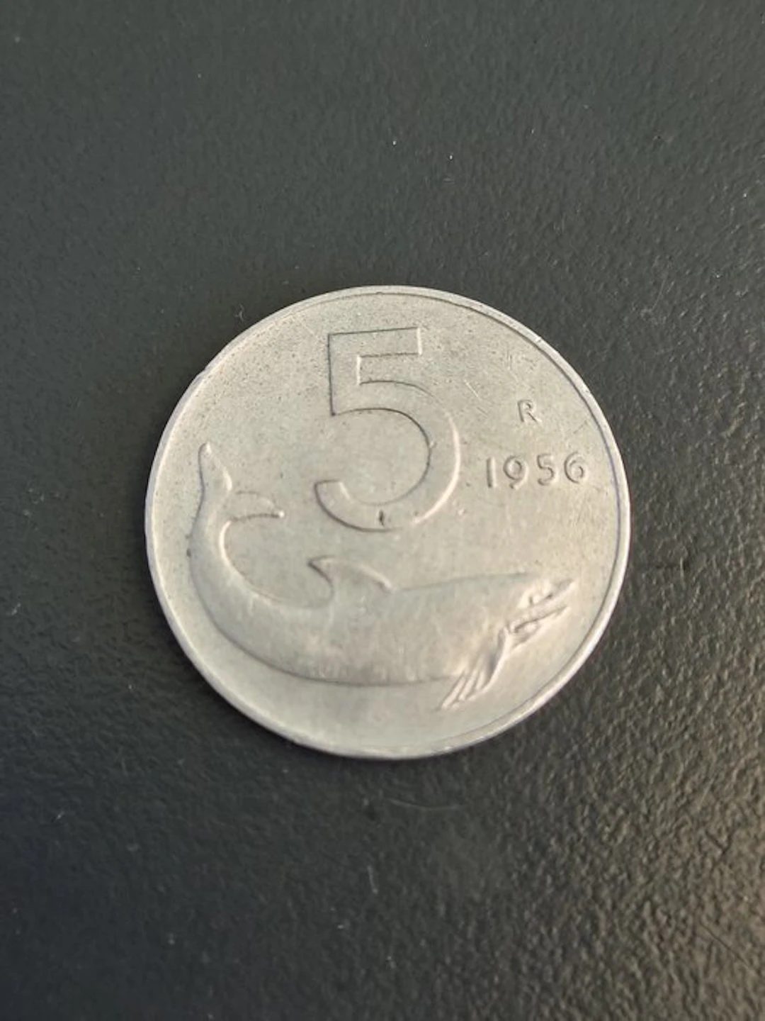 Italy, Republic 5 Lire 1956 "Delfino" (No reserve price)